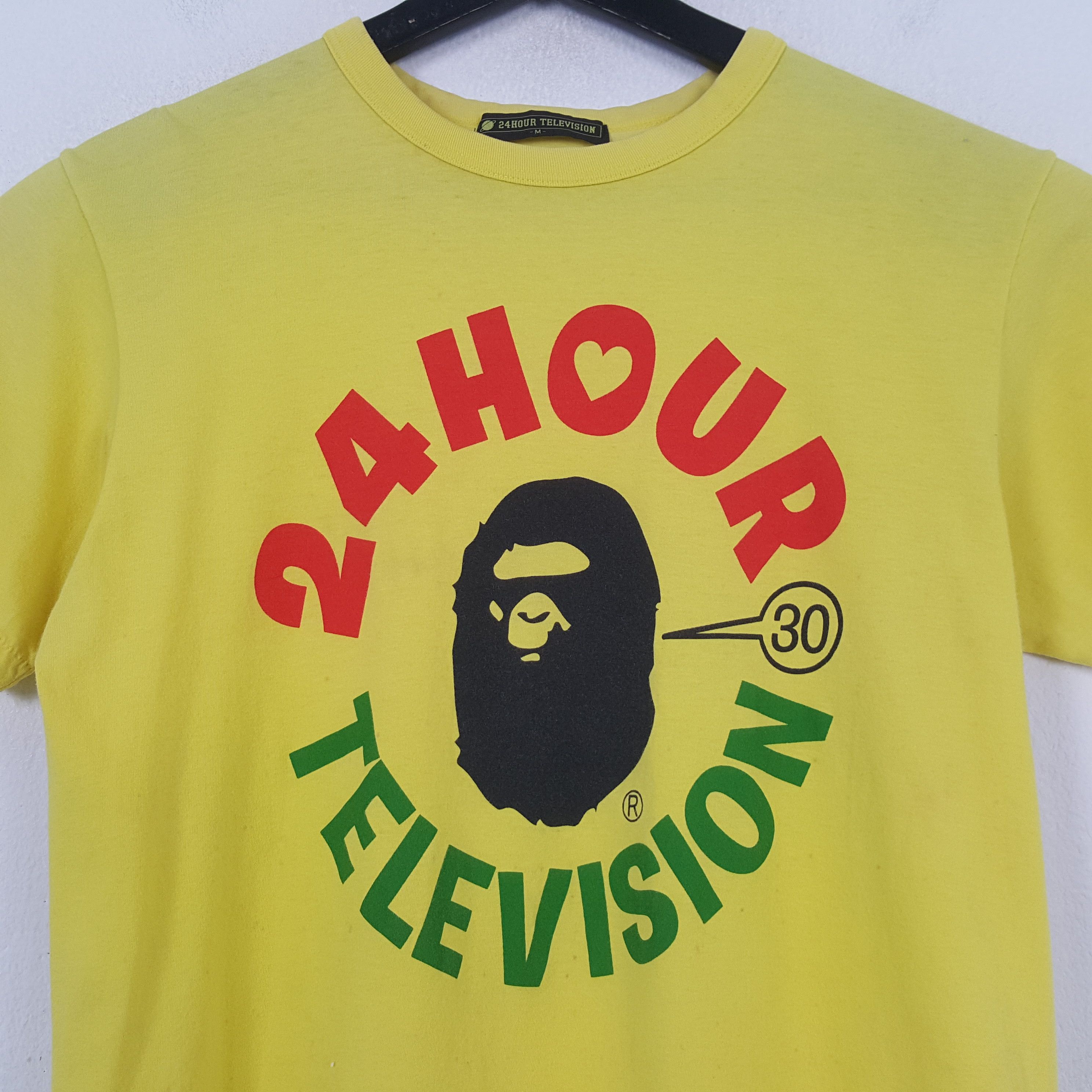 Vintage 24 HOUR TELEVISION Vintage Tshirt C2845N40 Size US S / EU 44-46 / 1 - 2 Thumbnail