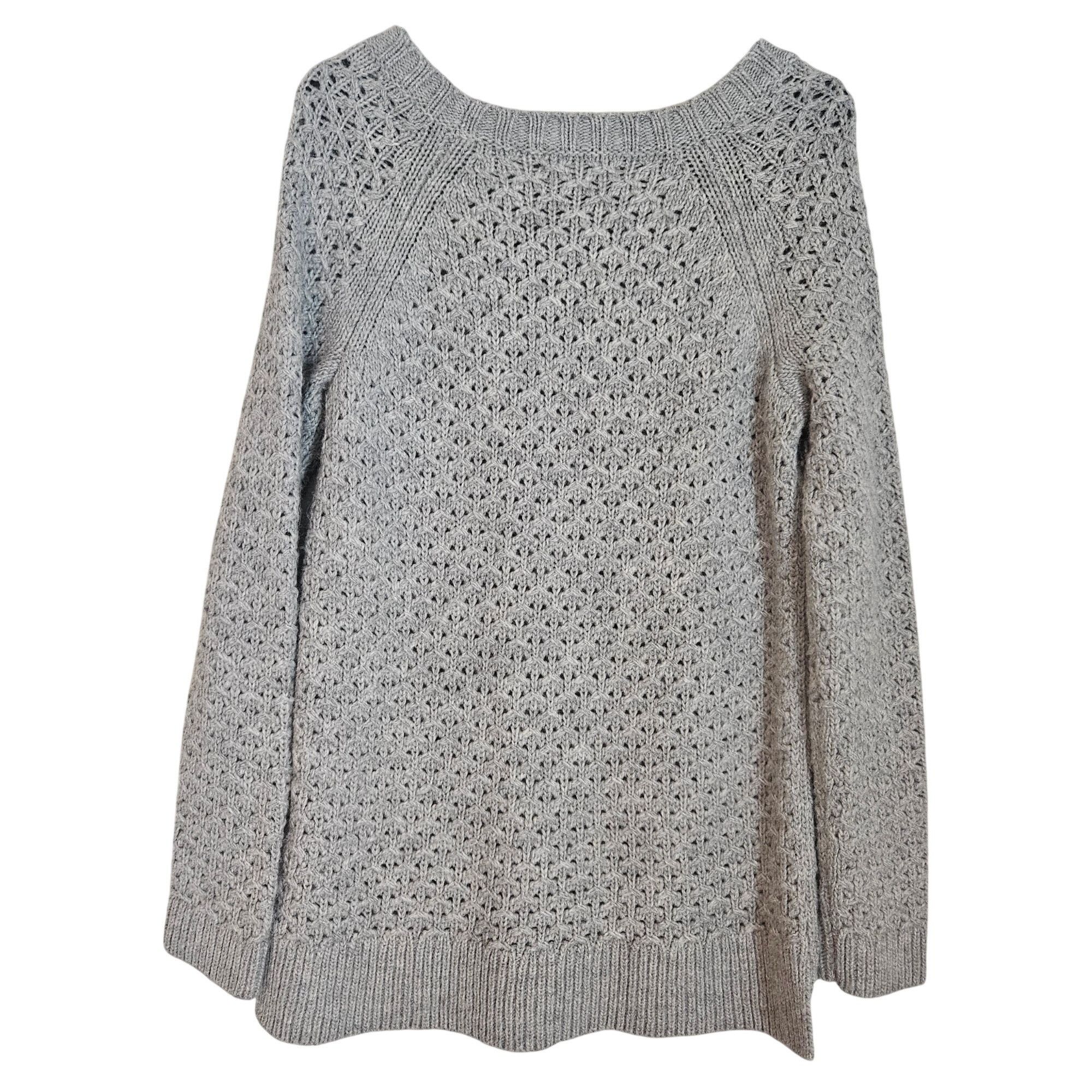 Banana Republic Banana Republic Women Gray Alpaca Merino Wool Sweater M Aprè Size M / US 6-8 / IT 42-44 - 12 Thumbnail