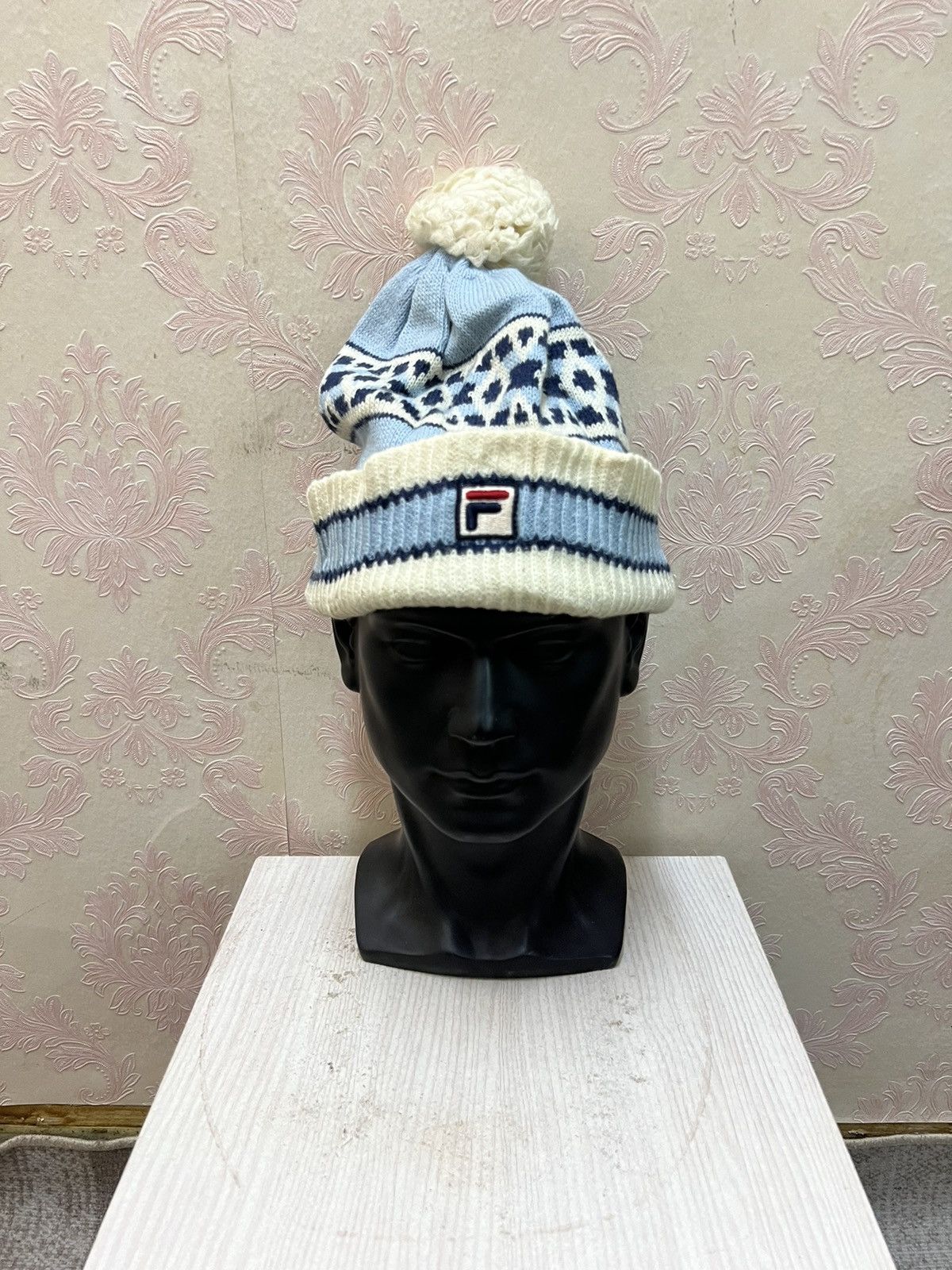 Fila Vintage Fila Small Logo Beanie Hats Size ONE SIZE - 2 Thumbnail