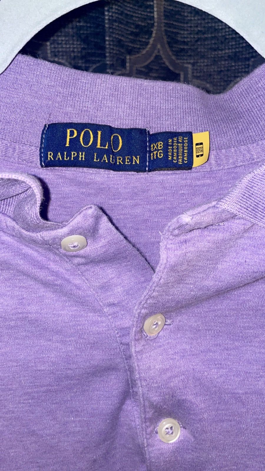 Polo Ralph Lauren POLO Ralph Lauren Classic Polo Shirt - Light Purple Size US XL / EU 56 / 4 - 4 Thumbnail