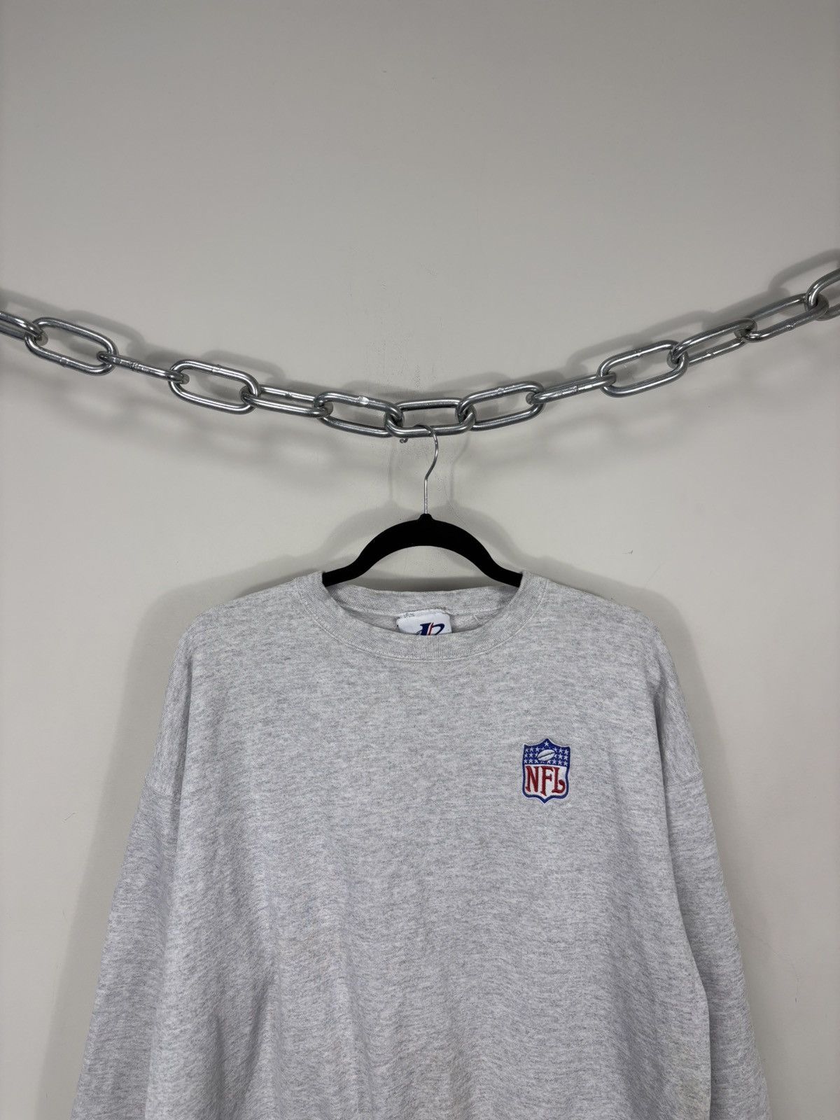 Logo Athletic Vintage Logo Athletic 1990s NFL Basic Grey Sweatshirt Size US L / EU 52-54 / 3 - 2 Thumbnail
