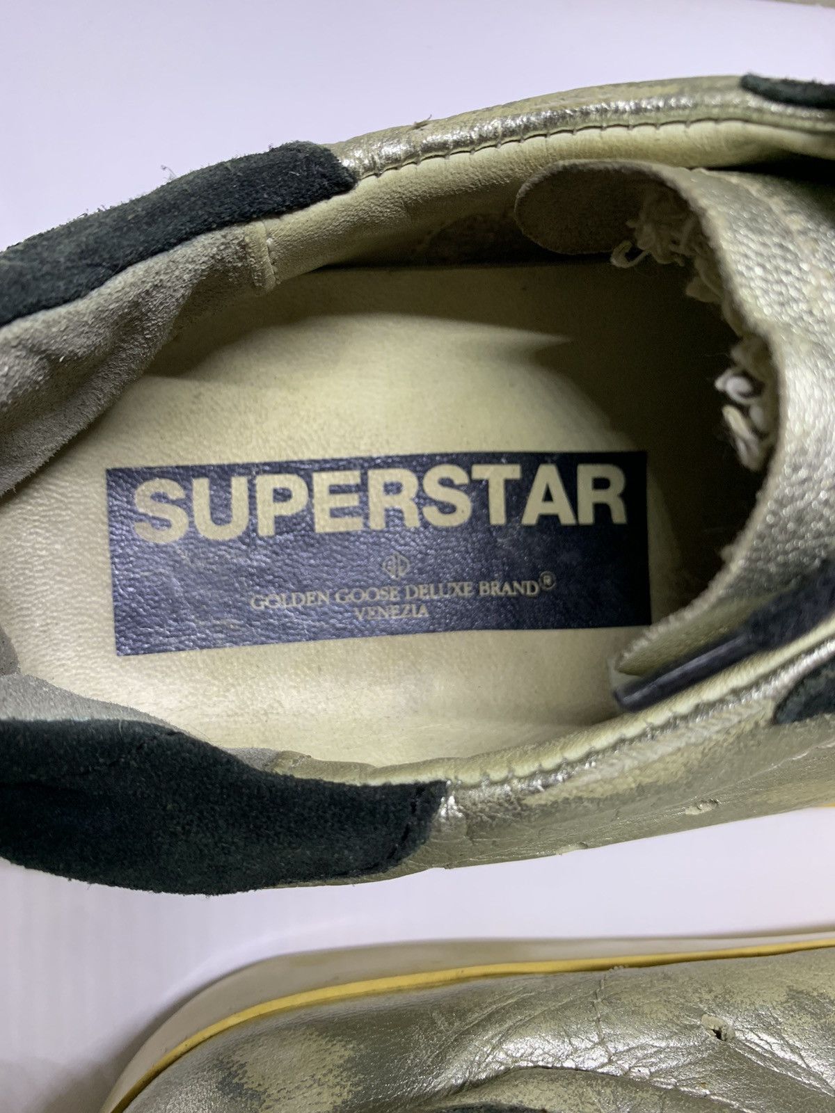 Golden Goose Authentic Golden Goose Superstar Silver Sneakers GGDB Shoes Size US 8.5 / EU 41-42 - 11 Thumbnail