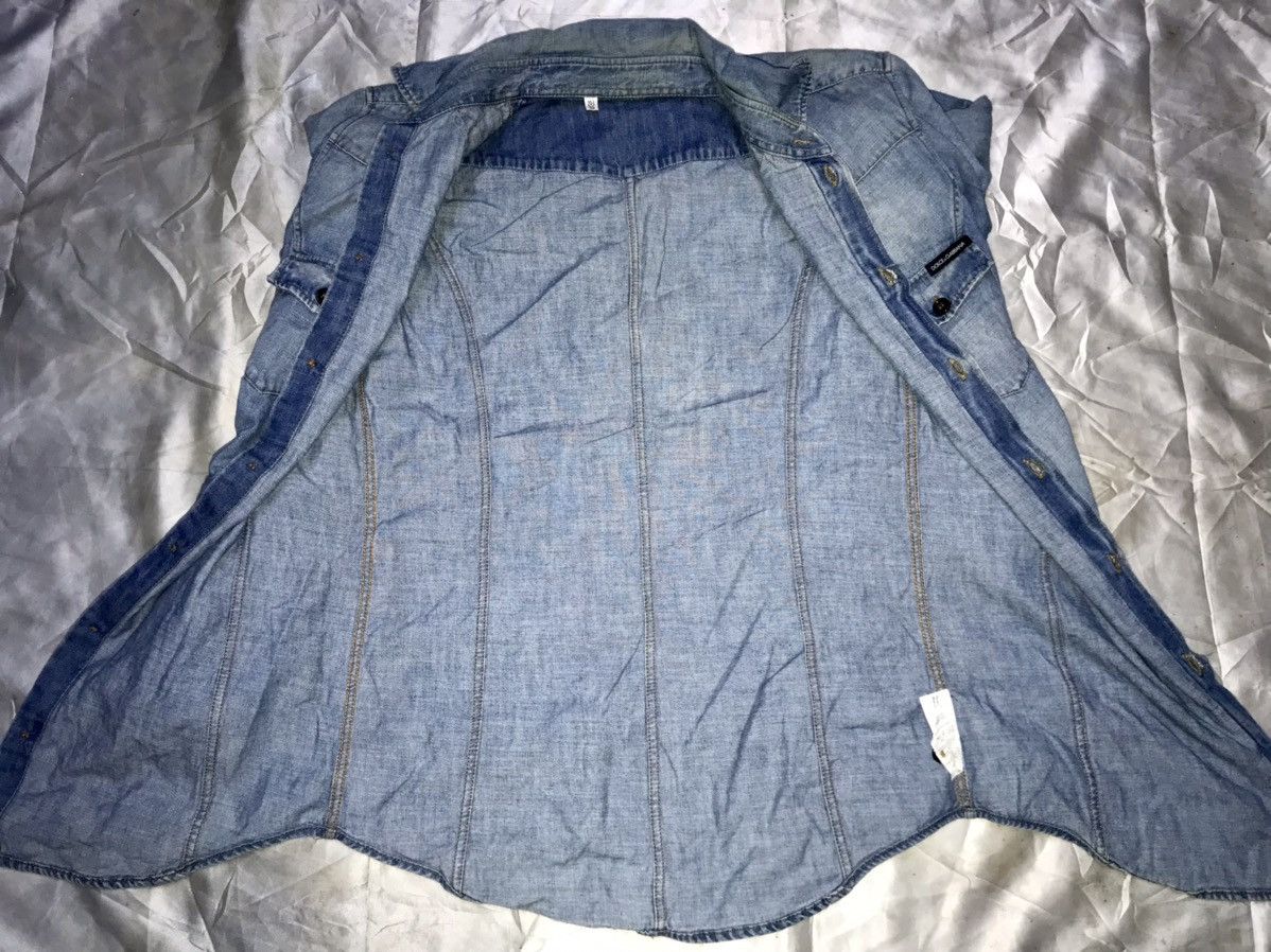 Dolce & Gabbana Dolce & Gabbana Denim Shirt Size M / US 6-8 / IT 42-44 - 11 Thumbnail