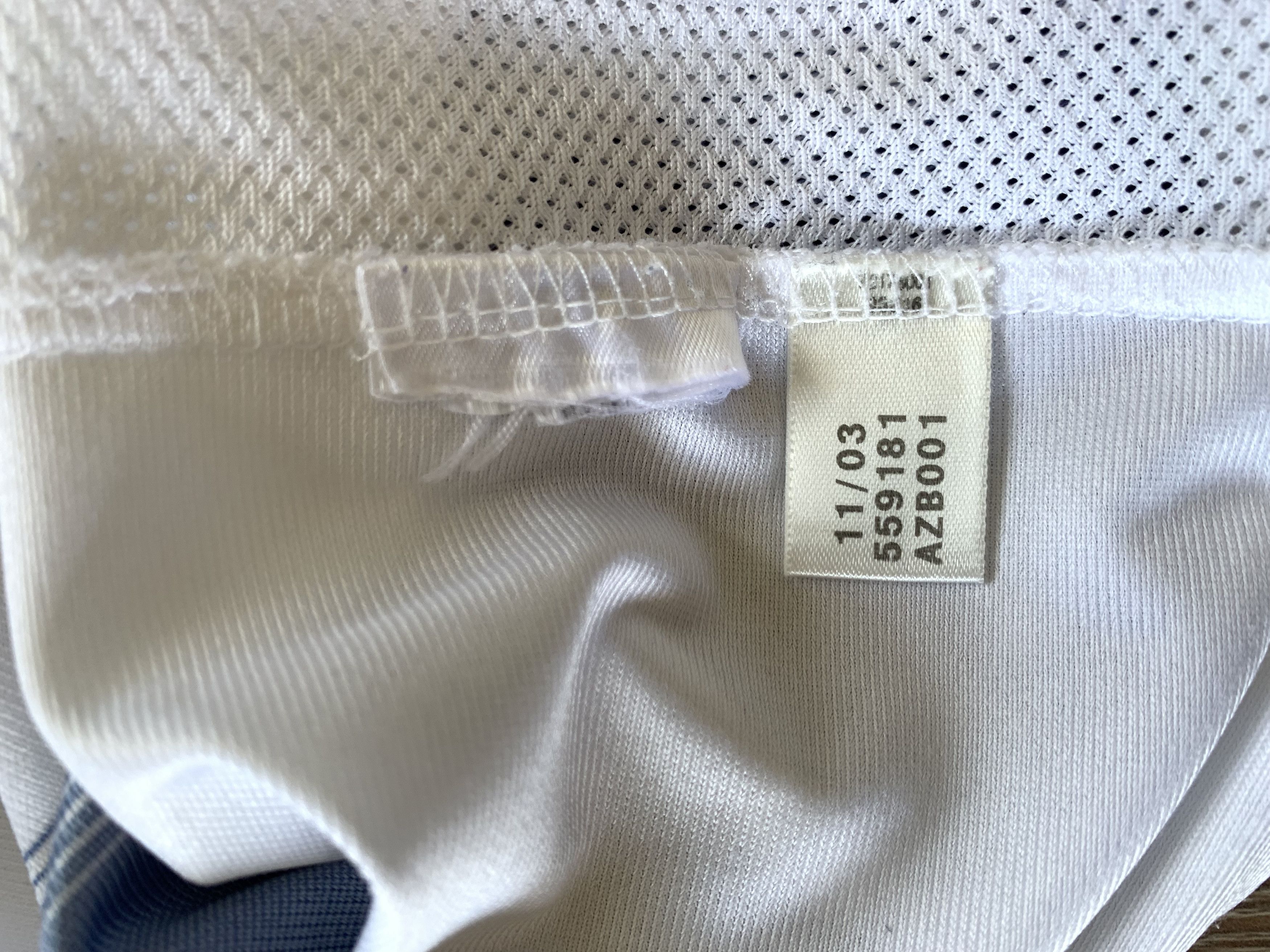 Adidas Adidas Vintage White Blue Sport Soccer Training T-Shirt Size US L / EU 52-54 / 3 - 8 Thumbnail