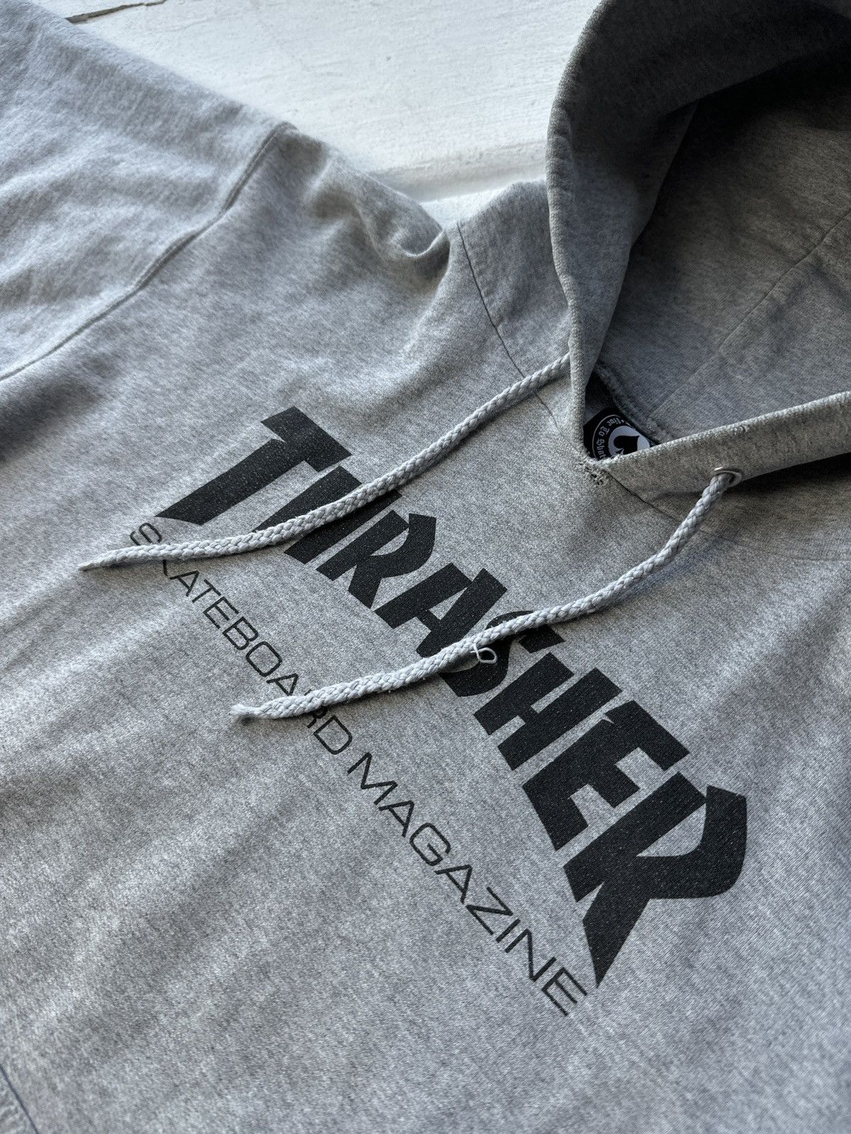 Thrasher 🚨 THRASHER BAGGY BOXY SK8 HOODIE WITH LOGO BASIC RARE Size US S / EU 44-46 / 1 - 7 Thumbnail