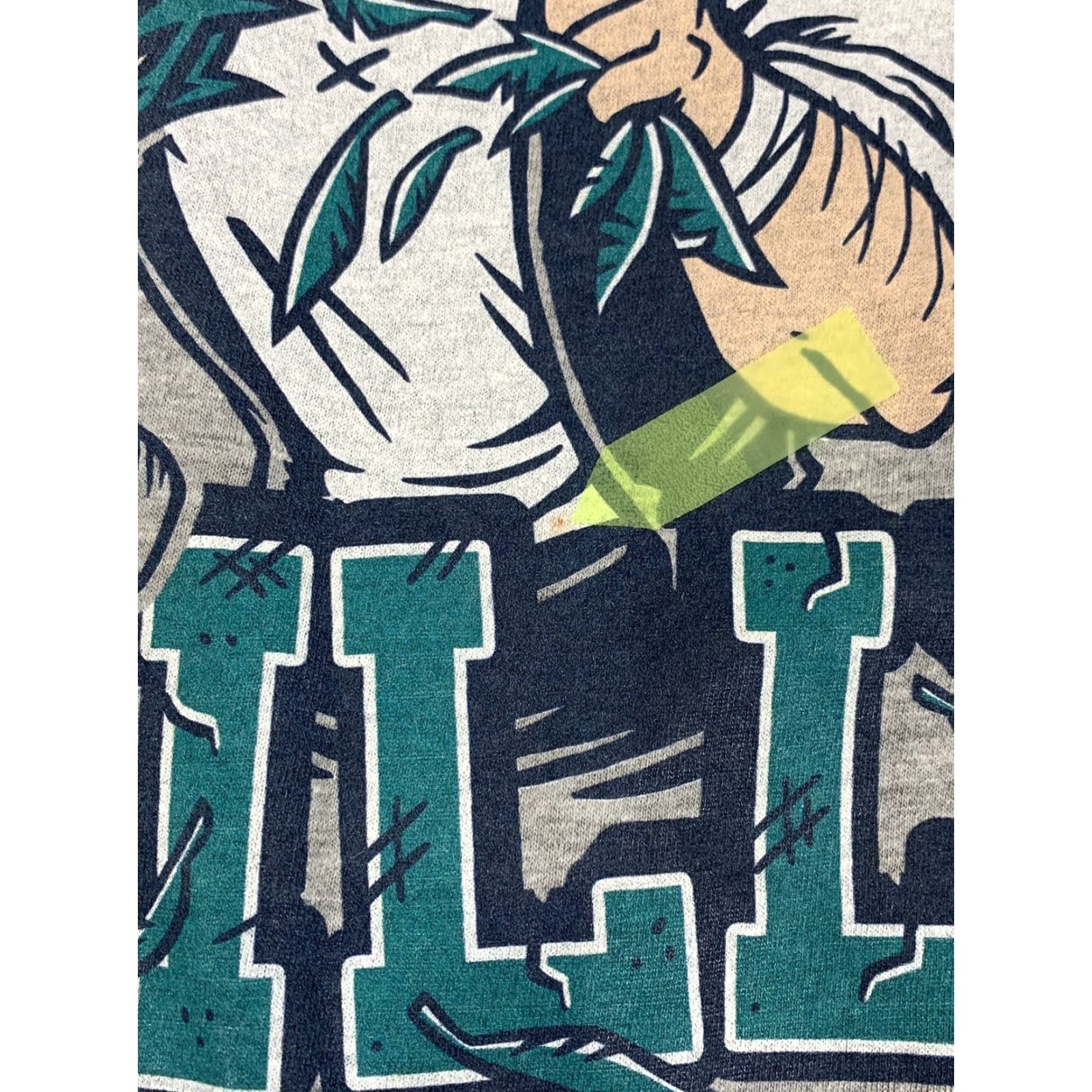Vintage Chowdaheadz T-Shirt Gray Philly Eagles Football Graphic 3XL Men Crew Neck Short Sleeve Size US XXL / EU 58 / 5 - 5 Thumbnail