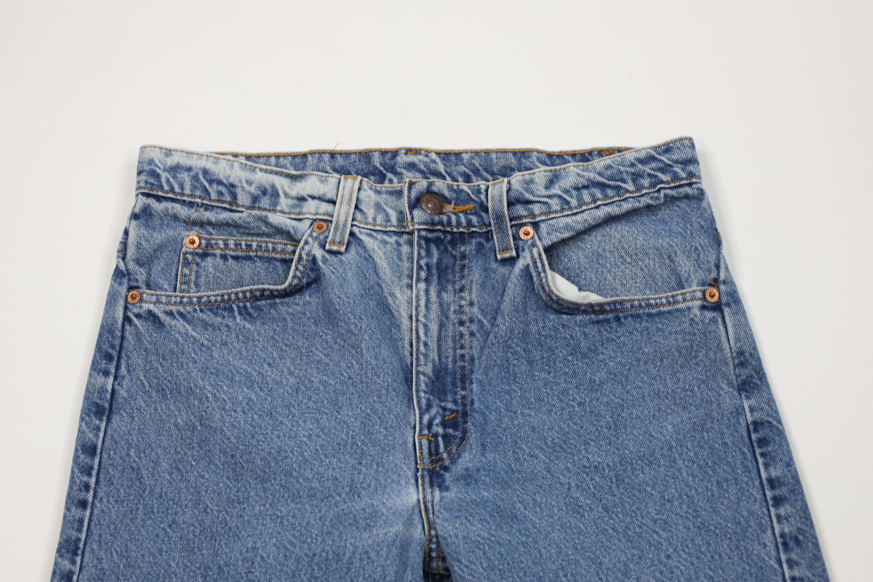 Levi's Vintage 90s Levis 505 Orange Tab Regular Straight Leg Jeans Size US 30 / EU 46 - 2 Thumbnail