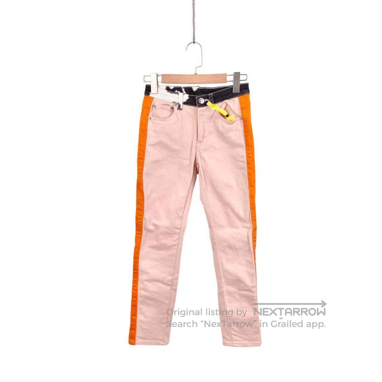 Burberry Burberry Leather brand logo pattern waist color-blocked je Size 25" / US 0 / IT 36 - 1 Thumbnail