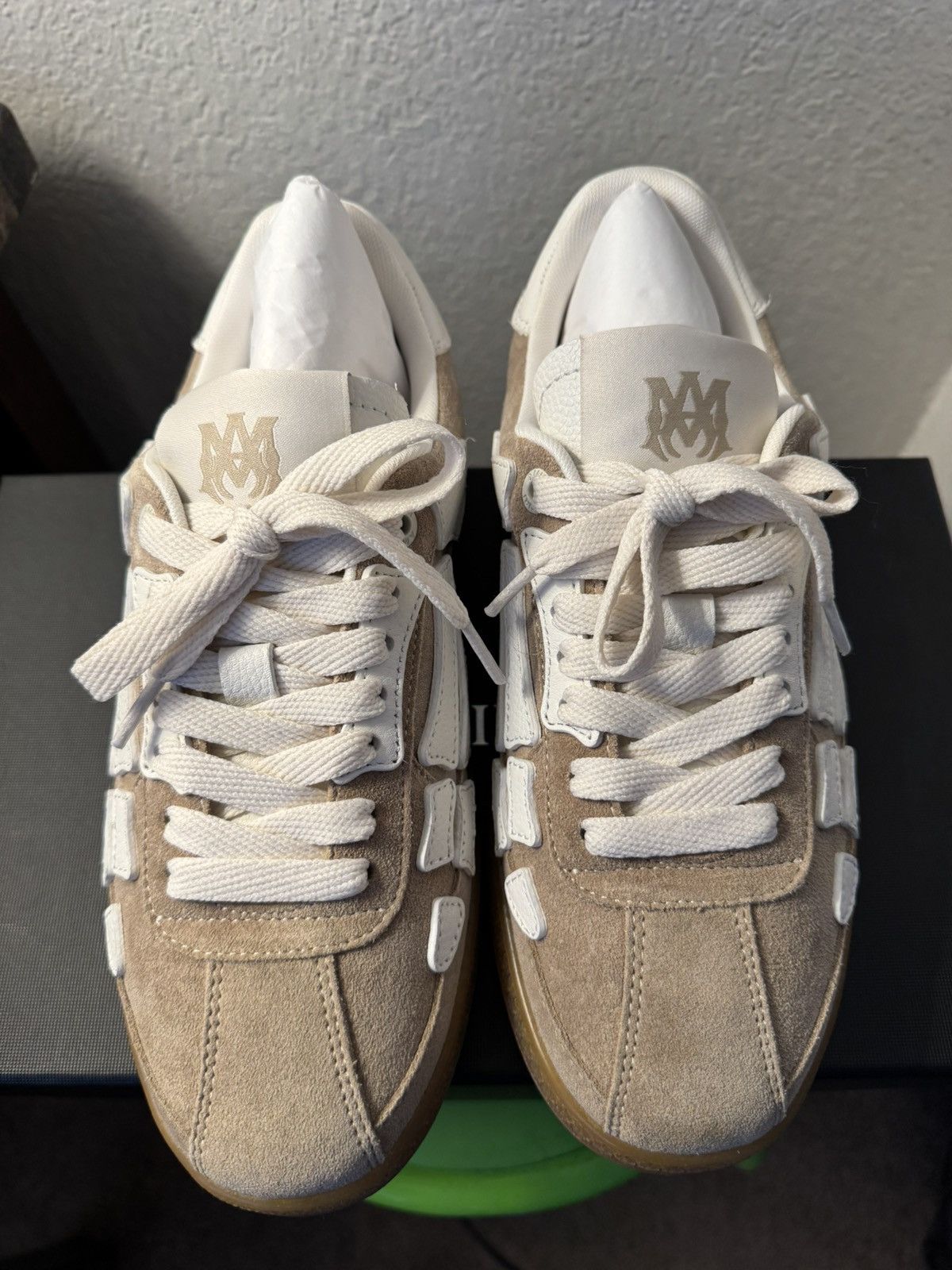 Amiri AMIRI Pacific Bones Low Top Sneaker ‘Sand’ Size 9.5M Size US 9.5 / EU 42-43 - 4 Thumbnail