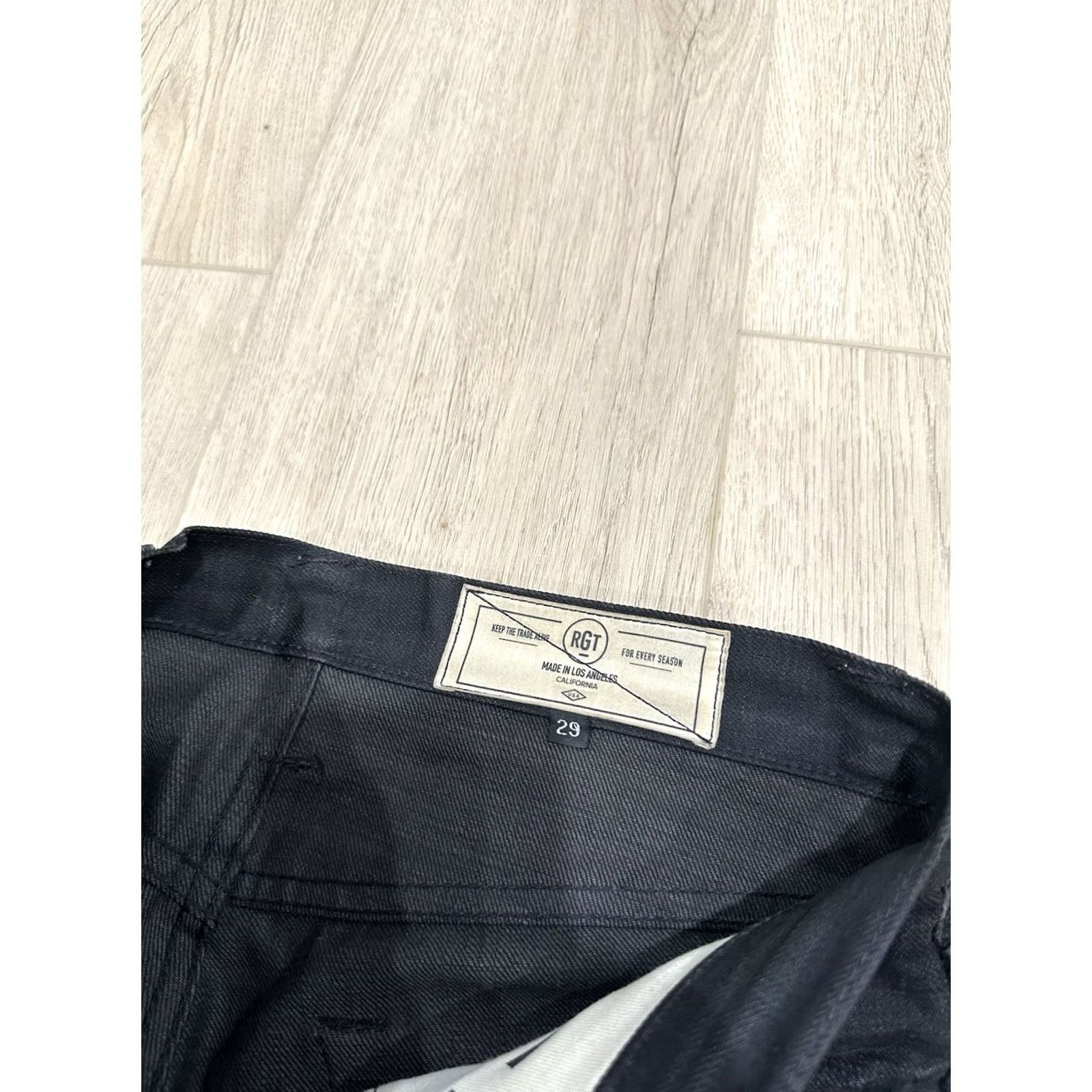 Rogue Territory Rogue Territory Jeans Relax Tapered 31x31 Black Cotton Denim 5-Pocket Mens Regular Rise Mid Flaws Vintage No N/A Size US 31 - 7 Thumbnail