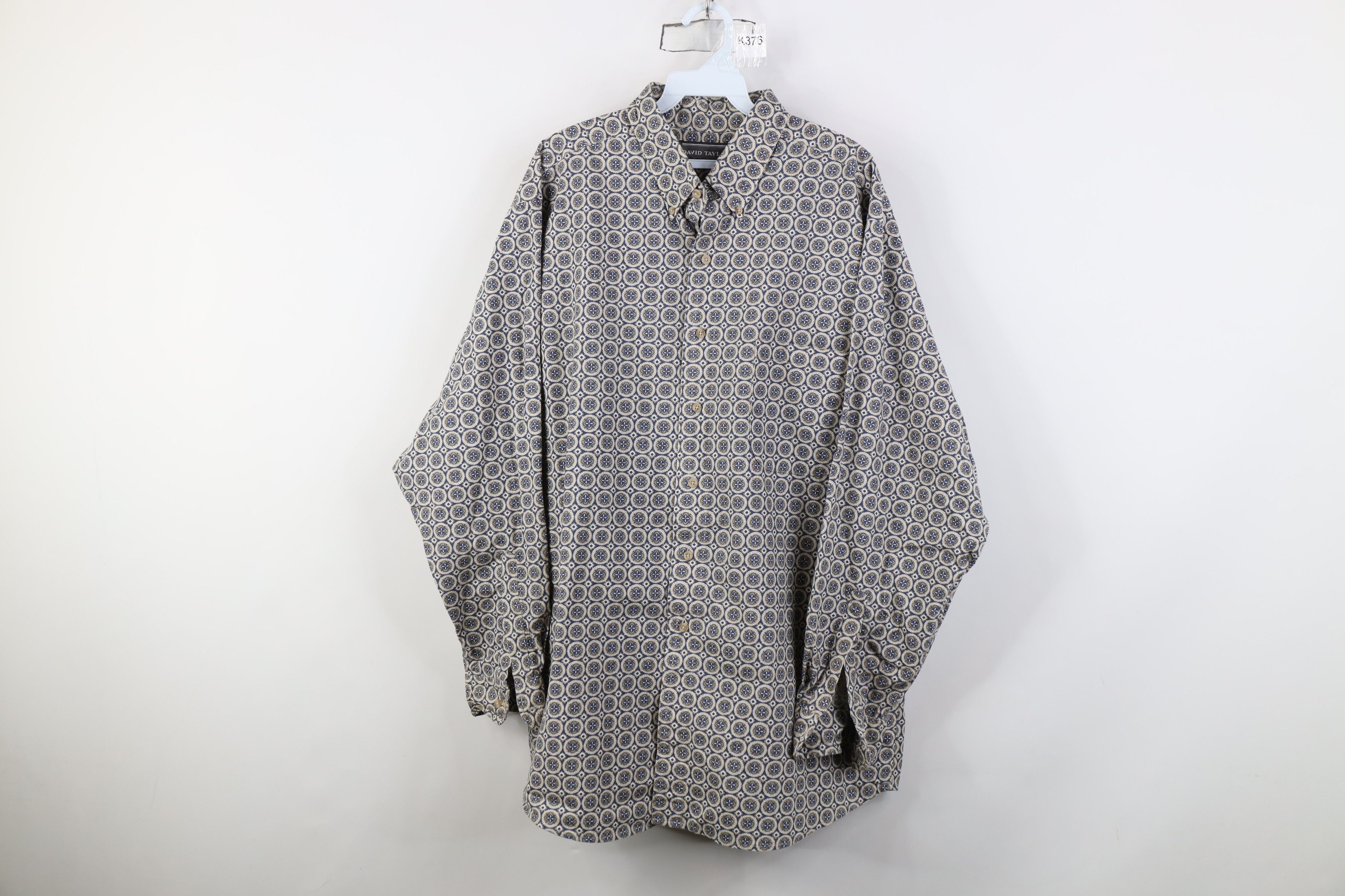 Vintage Vintage 90s Streetwear Collared Button Down Shirt Cotton Size US XL / EU 56 / 4 - 1 Thumbnail