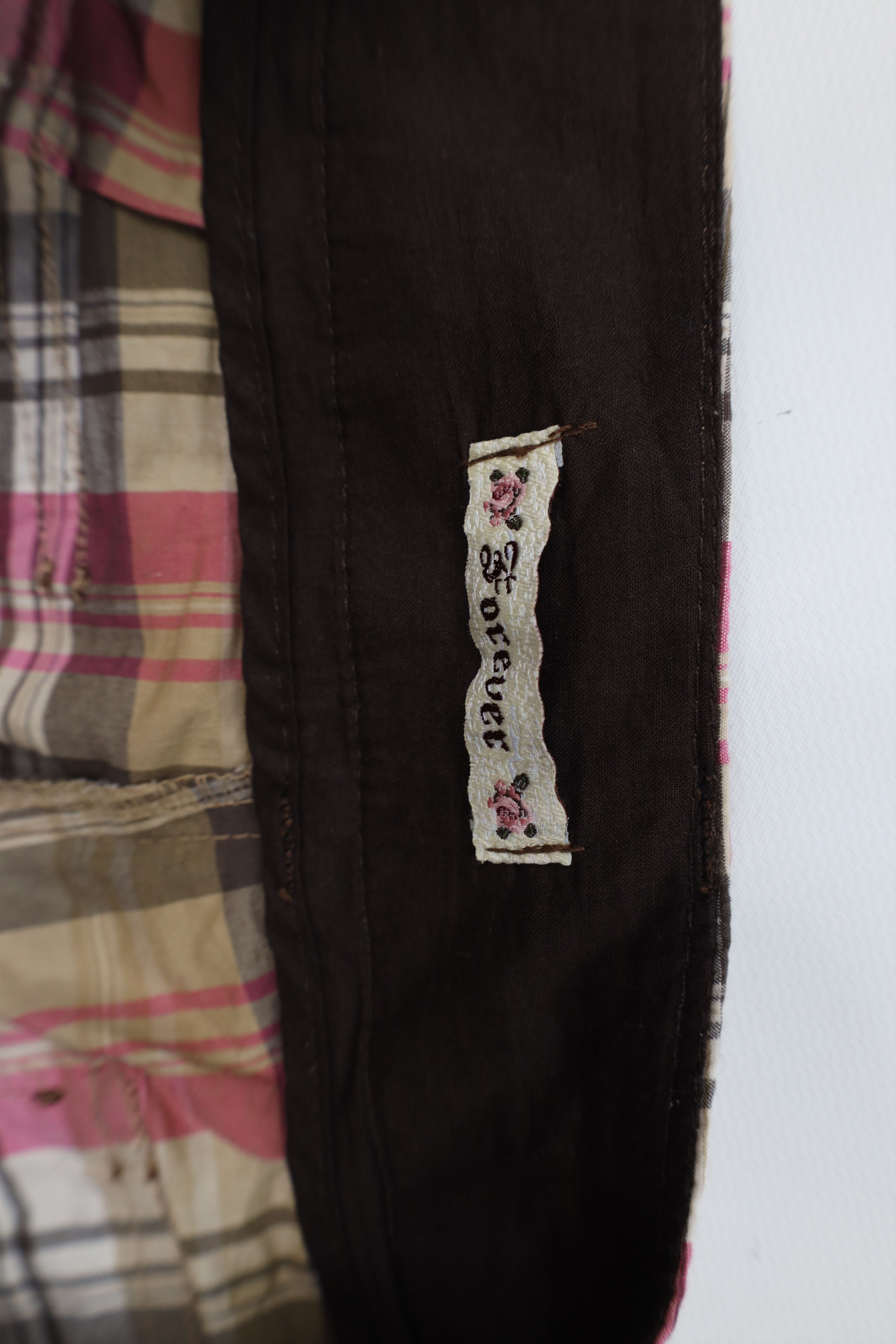 Forever 21 Vintage 90s Y2K Forever 21 Cuffed Stretch Shorts Plaid USA Size 30" / US 8 / IT 44 - 7 Thumbnail