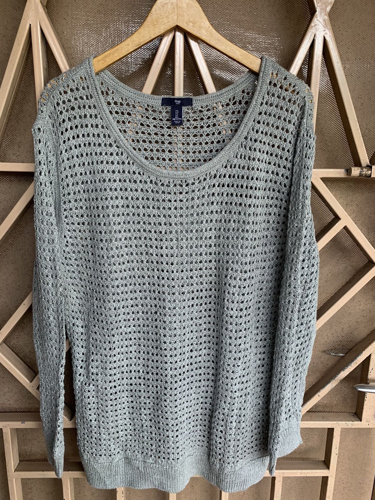 Beauty Beast × Hysteric Glamour 💸BINDINGOFFER💸Gap knitted fishnet long sleeves Size US L / EU 52-54 / 3 - 2 Thumbnail