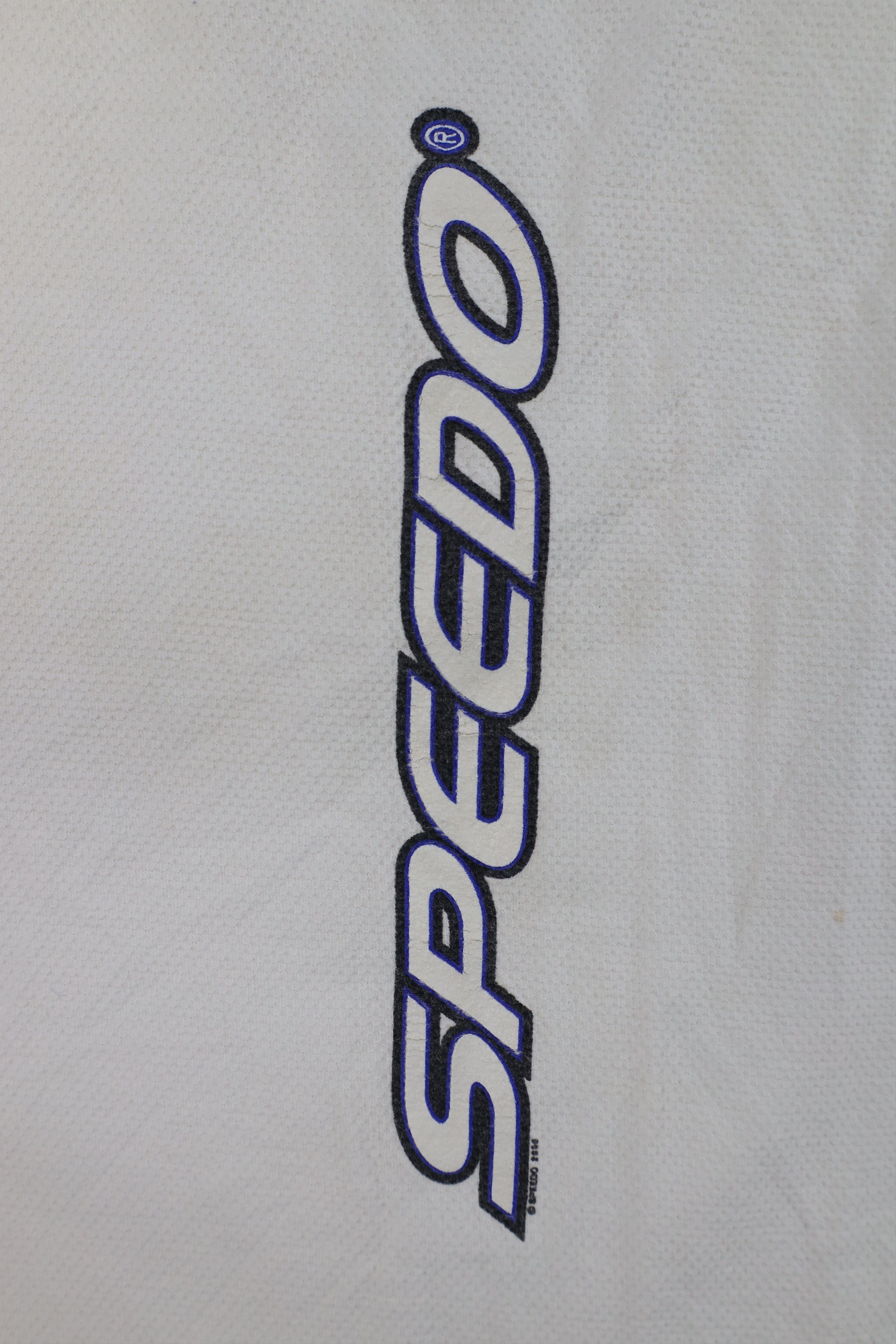 Speedo Vintage Y2K 2000 Speedo Thermal Knit Tank Top T-Shirt White Size US L / EU 52-54 / 3 - 10 Thumbnail