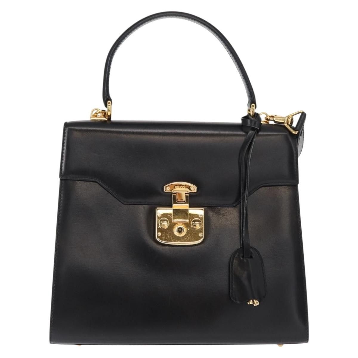 Gucci Gucci Vintage Lady Lock Top Handle Bag Leather Size ONE SIZE - 1 Thumbnail