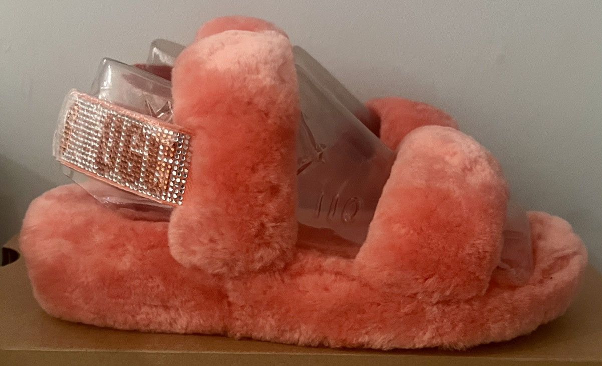 Ugg Authentic UGG oh yeah bling genuine shearling sandals 7M Size US 7 / IT 37 - 2 Thumbnail
