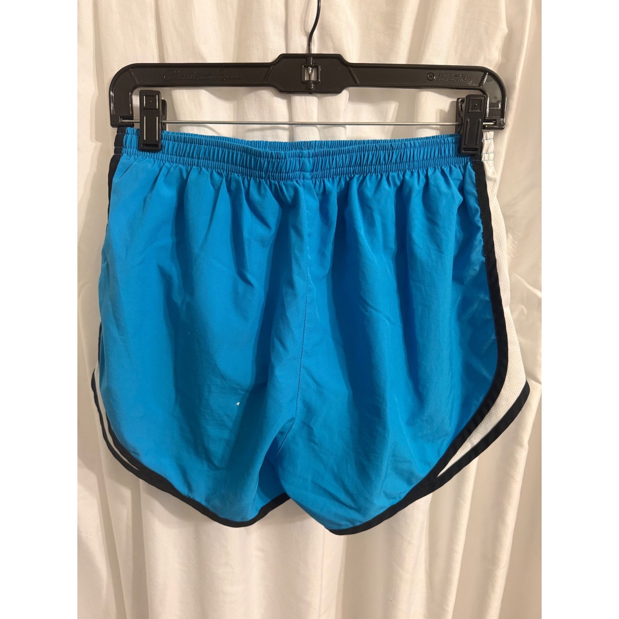 Nike Nike Dri-Fit Blue Athletic Running Shorts With White & Black Size 28" / US 6 / IT 42 - 3 Thumbnail