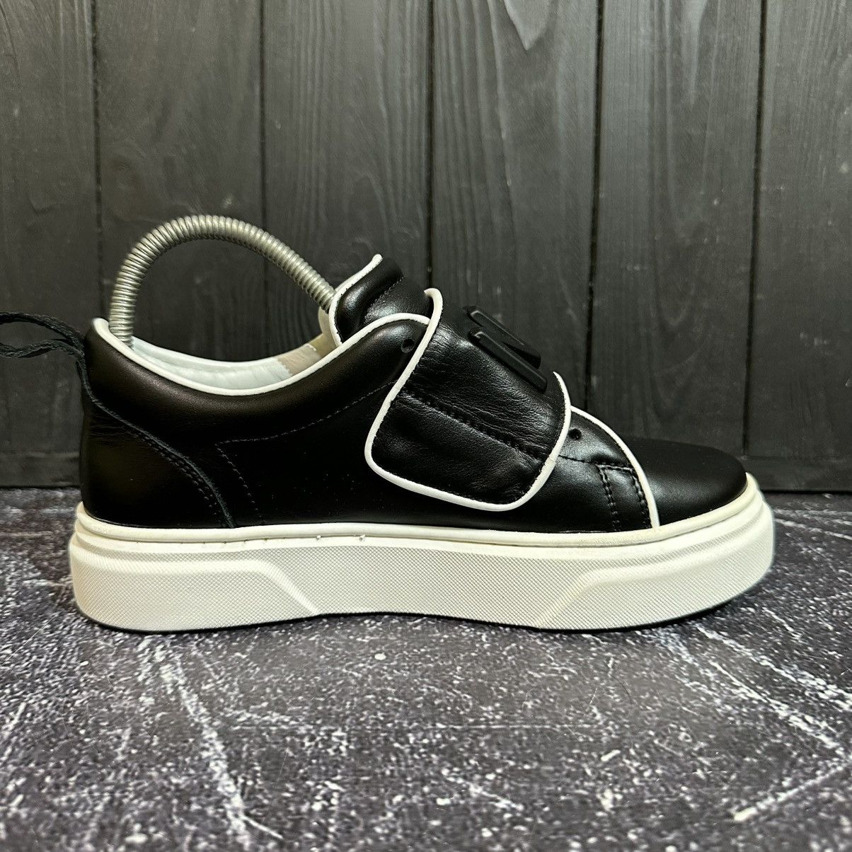 N21 N21 KIDS - Black Leather Sneakers Size 35 Size US 5 / IT 35 - 9 Thumbnail