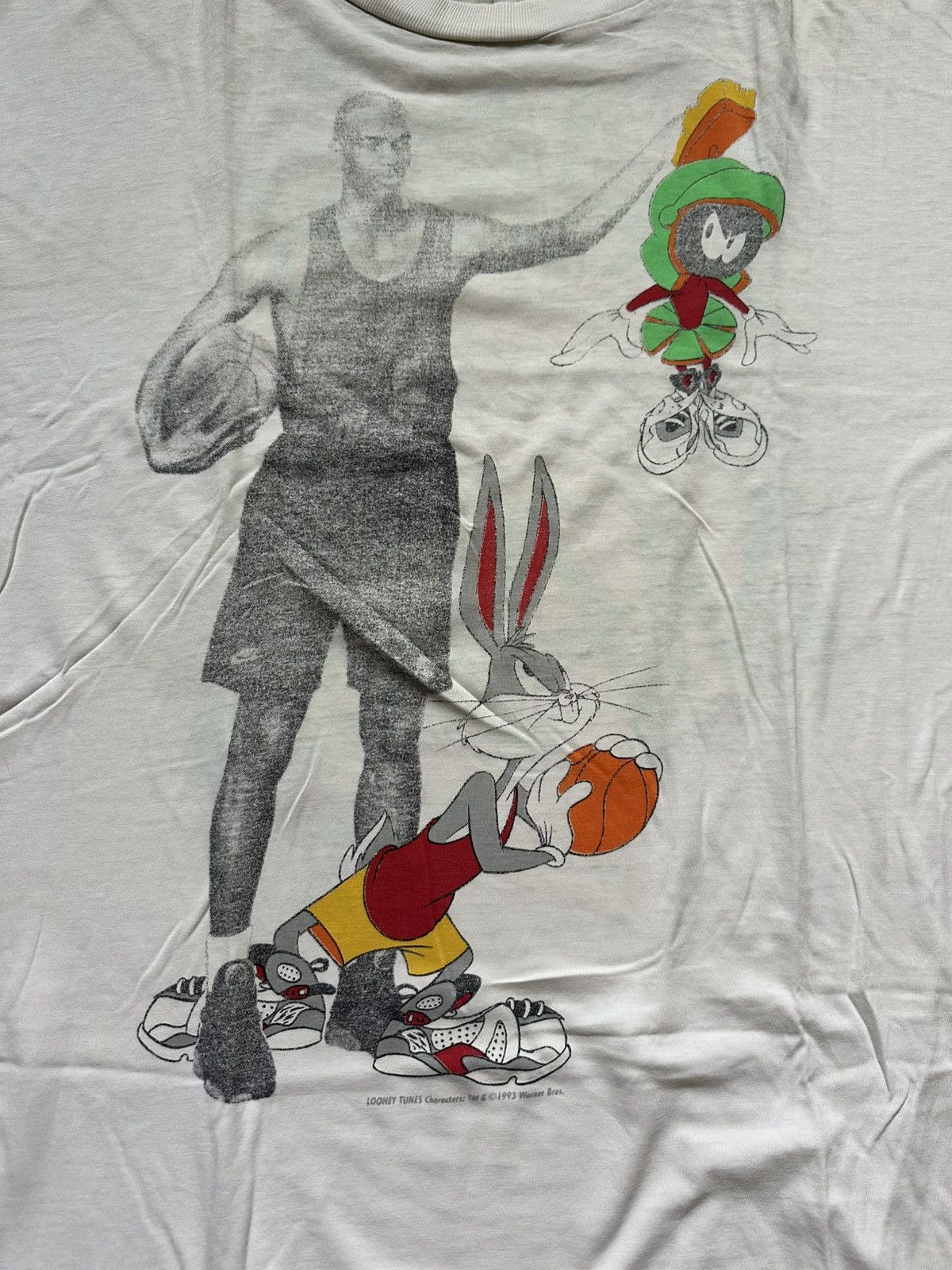 Vintage Vintage 1993 Jordan Space Jam Tee Size US L / EU 52-54 / 3 - 4 Thumbnail