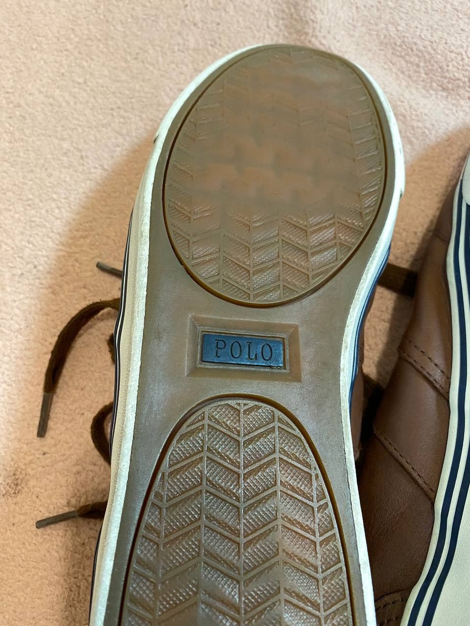 Polo Ralph Lauren Vintage Polo Ralph Lauren brown Low-Top Sneakears logo Size US 10 / EU 43 - 10 Thumbnail