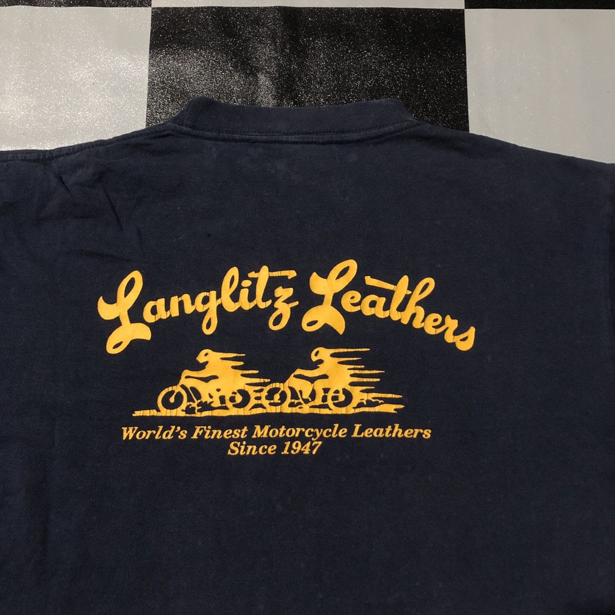 Indian Motorcycle × Vintage Combo 2pcs Langlitz Leather Tee Shirt Size US S / EU 44-46 / 1 - 10 Thumbnail