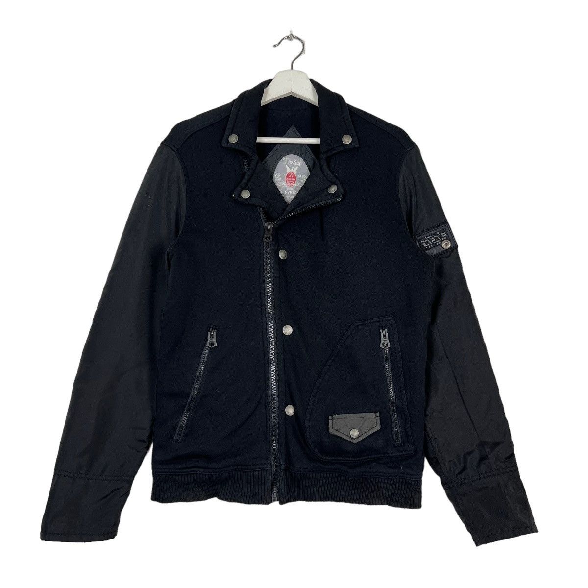 Diesel 🔥 DIESEL DOUBLE COLAR RIDER MOTO HYBRID JACKET Size US M / EU 48-50 / 2 - 1 Thumbnail