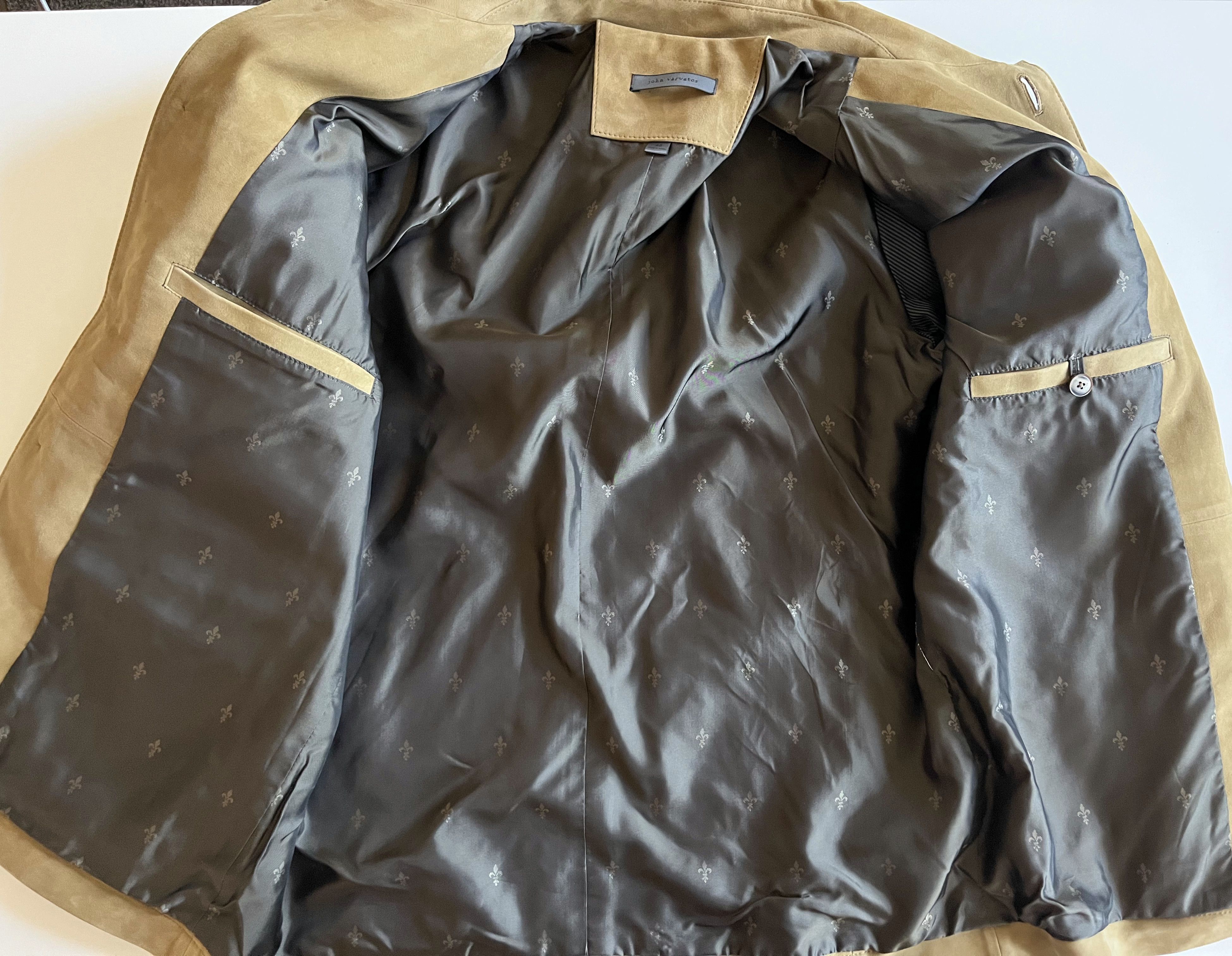 John Varvatos Suede Jacket John Varvatos Size US M / EU 48-50 / 2 - 6 Thumbnail