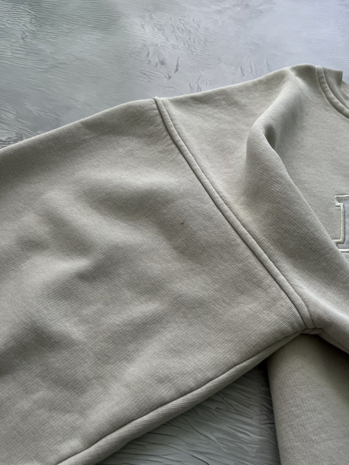 Nike Nike Vintage Big Logo Streetwear Sweatshirt Y2K Beige Size US L / EU 52-54 / 3 - 8 Thumbnail
