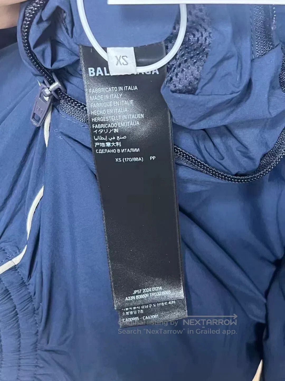 Balenciaga Balenciaga Reversible Faux Leather School Jacket. Size XS / US 0-2 / IT 36-38 - 5 Thumbnail