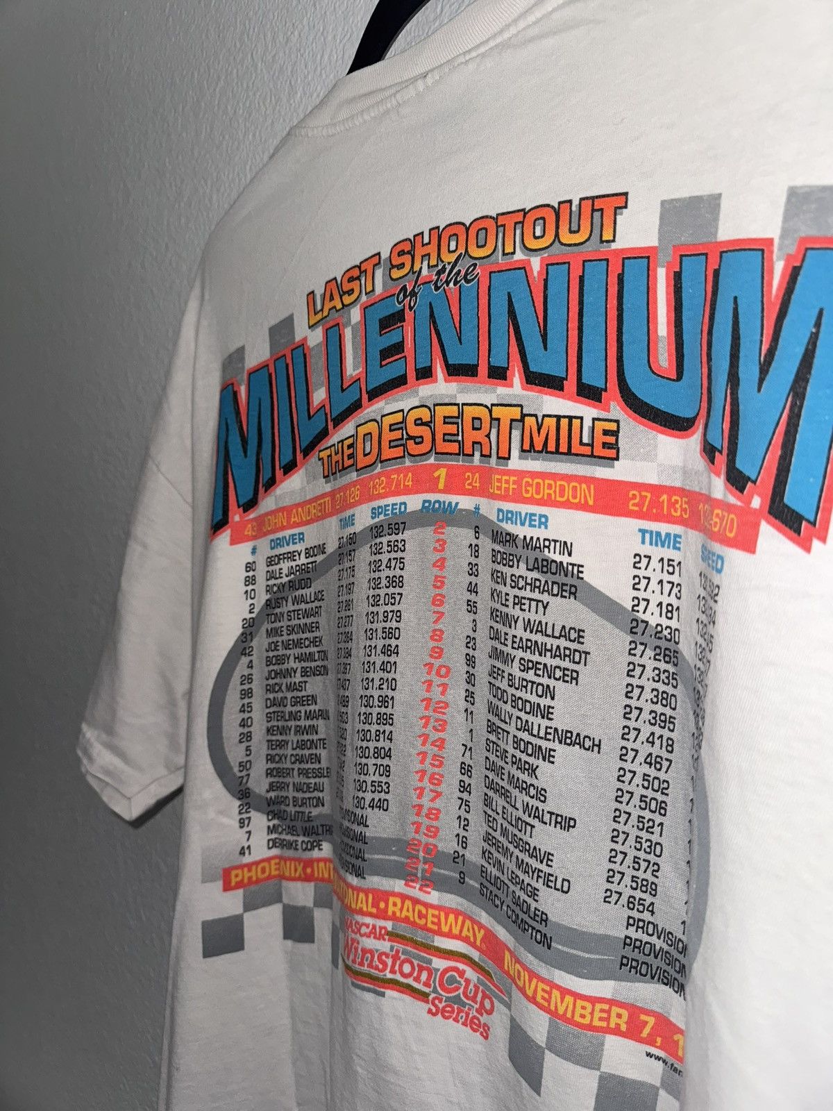 NASCAR Vintage Nascar Race Graphic Tee Size US XL / EU 56 / 4 - 7 Thumbnail
