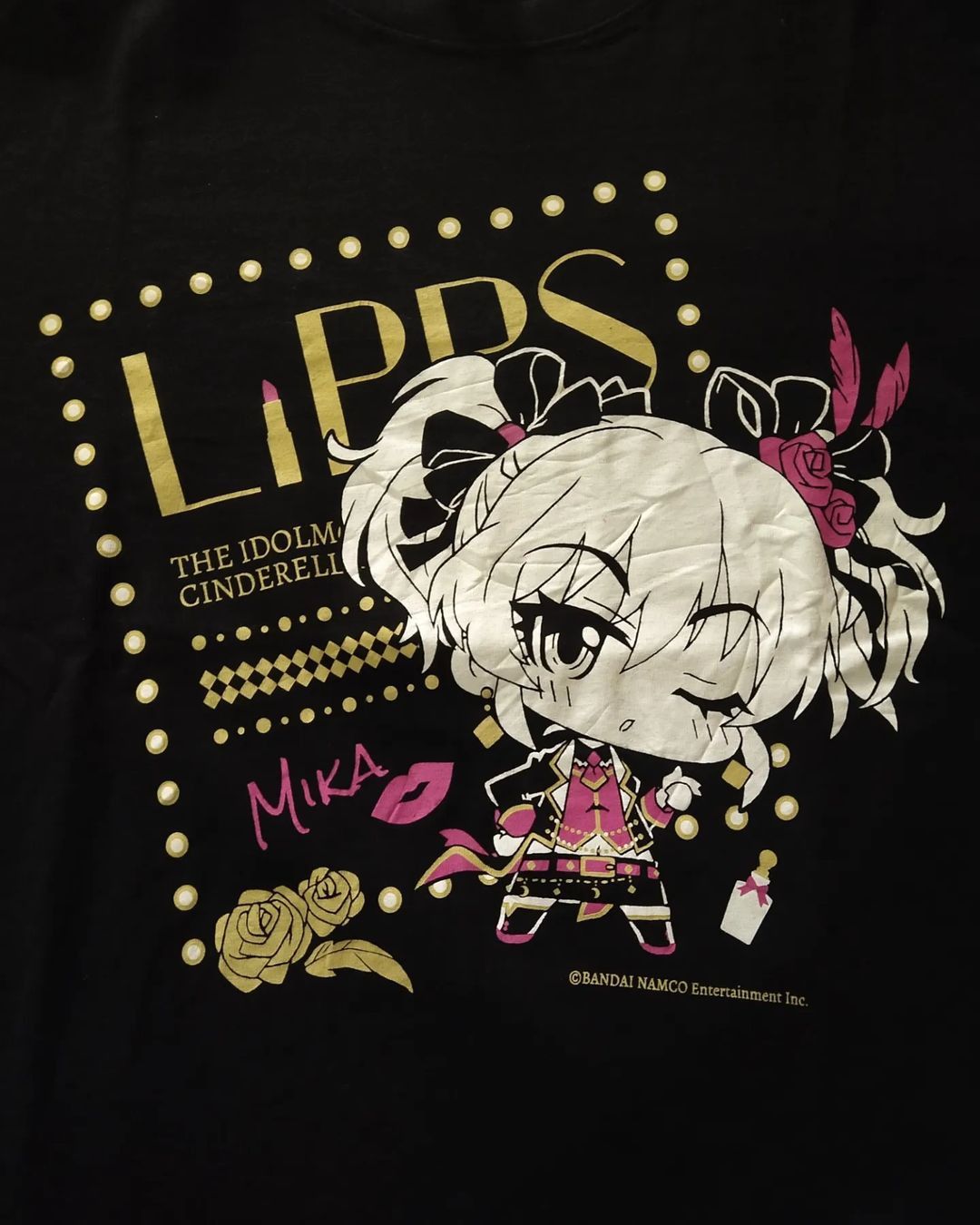 Anime × Japanese Brand Idolmaster Cinderella Mika Jougasaki LiPPS Anime Idol Tees Size US L / EU 52-54 / 3 - 2 Thumbnail