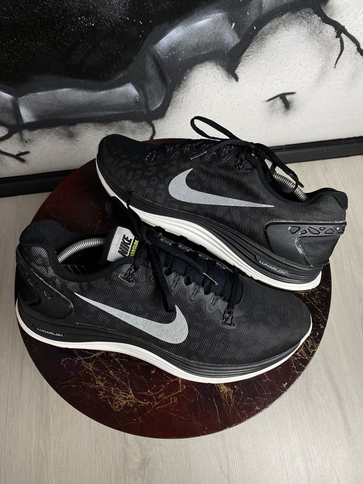 Nike Nike Lunarglide 5 Running Reflective Sneakers Shoes Size US 11.5 EUR 45.5 Size US 11.5 / EU 44-45 - 5 Thumbnail