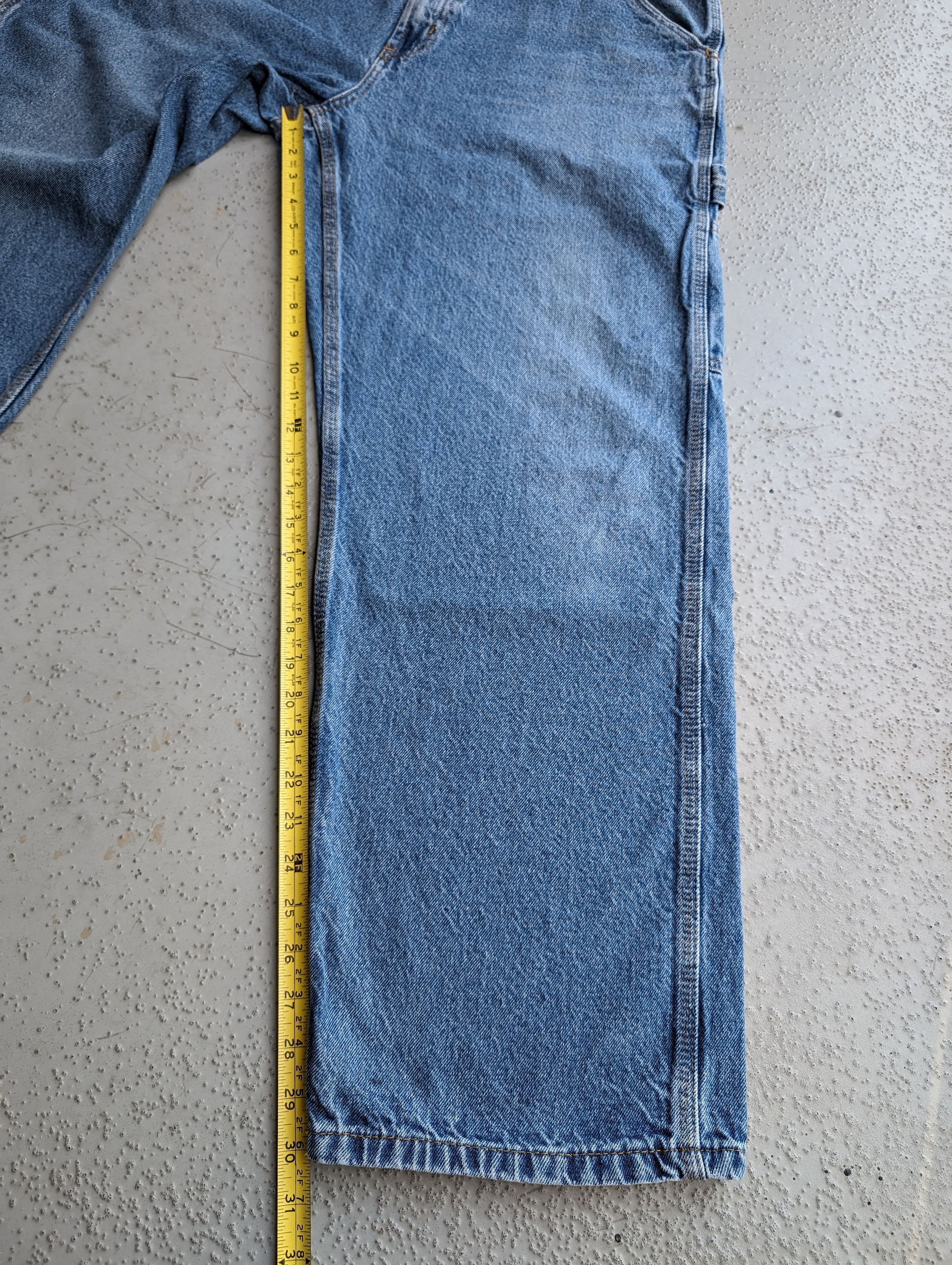 Carhartt 36x30 CRAZY Baggy Y2K Carpenter WORKWEAR SKATER JEANS Size US 36 / EU 52 - 4 Thumbnail