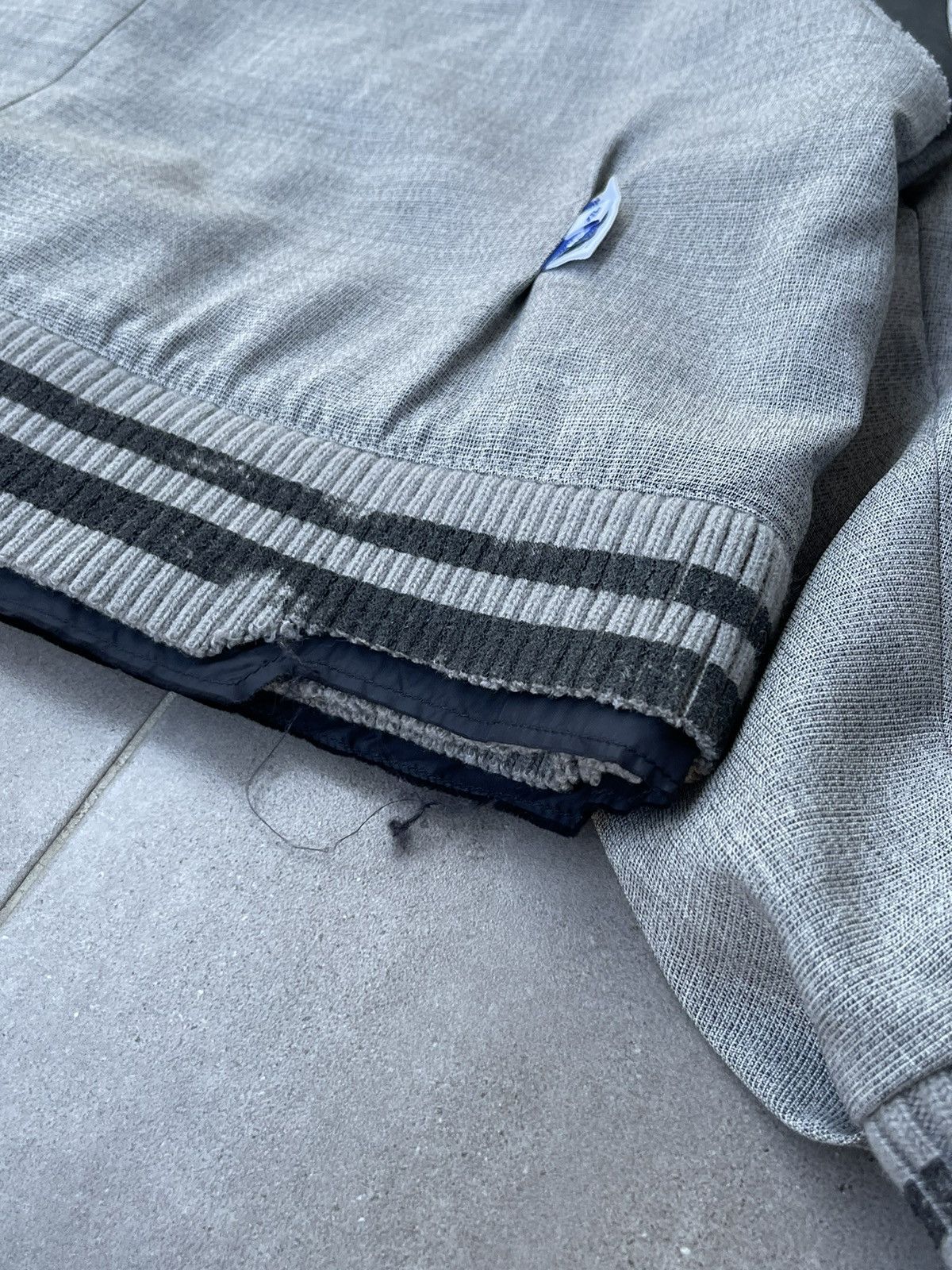 Ader Error !DS! SS22 Ader Error 3 Grey Deconstructed Bomber Jacket Size US M / EU 48-50 / 2 - 17 Thumbnail