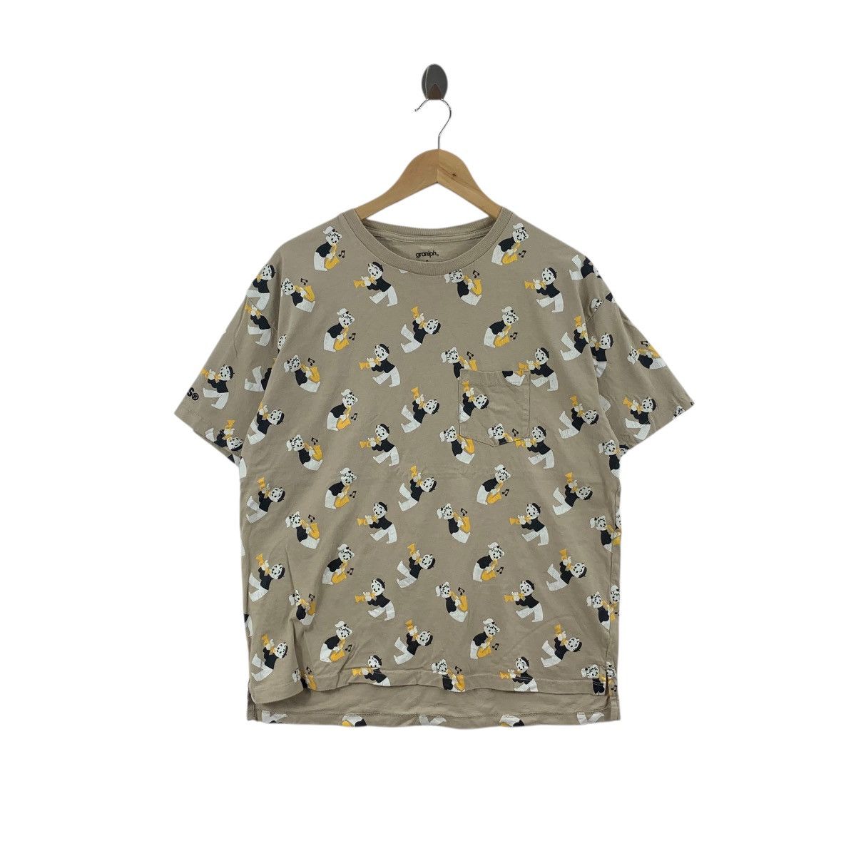 Other OSAMU HARADA GOODS Kawaii Illustration AOP Tee Shirt Top Size M / US 6-8 / IT 42-44 - 1 Thumbnail