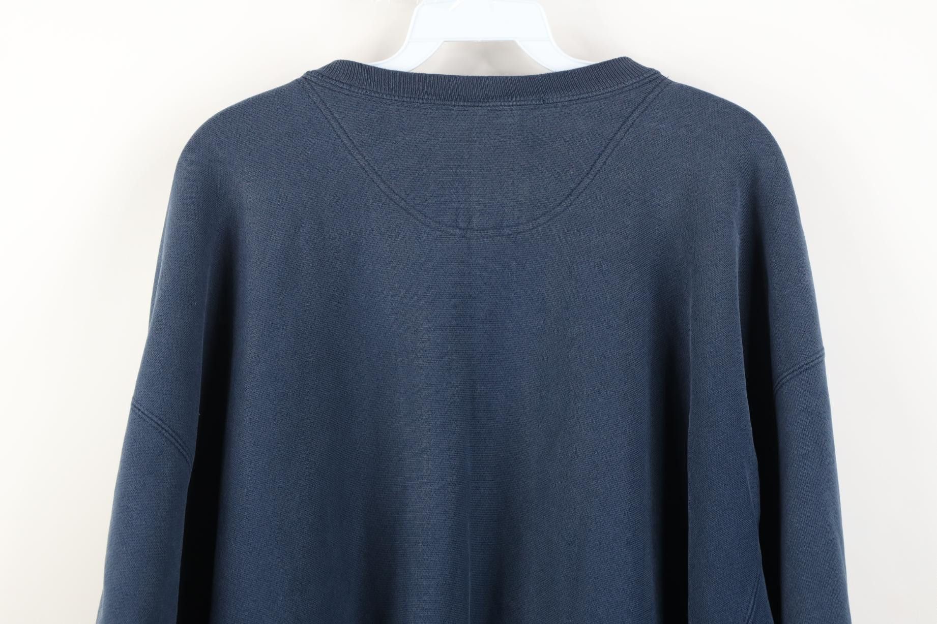 Champion Vintage 90s Champion Reverse Weave Medallion Sweatshirt Blue Size US XXL / EU 58 / 5 - 15 Thumbnail