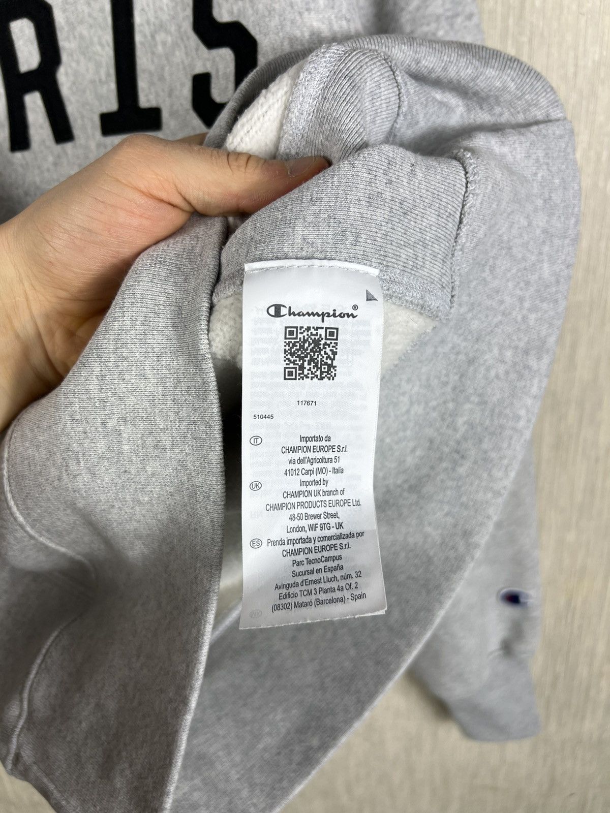 Champion Champion Paris Saint Honore sweatshirt spellout crewneck Size XS / US 0-2 / IT 36-38 - 17 Thumbnail