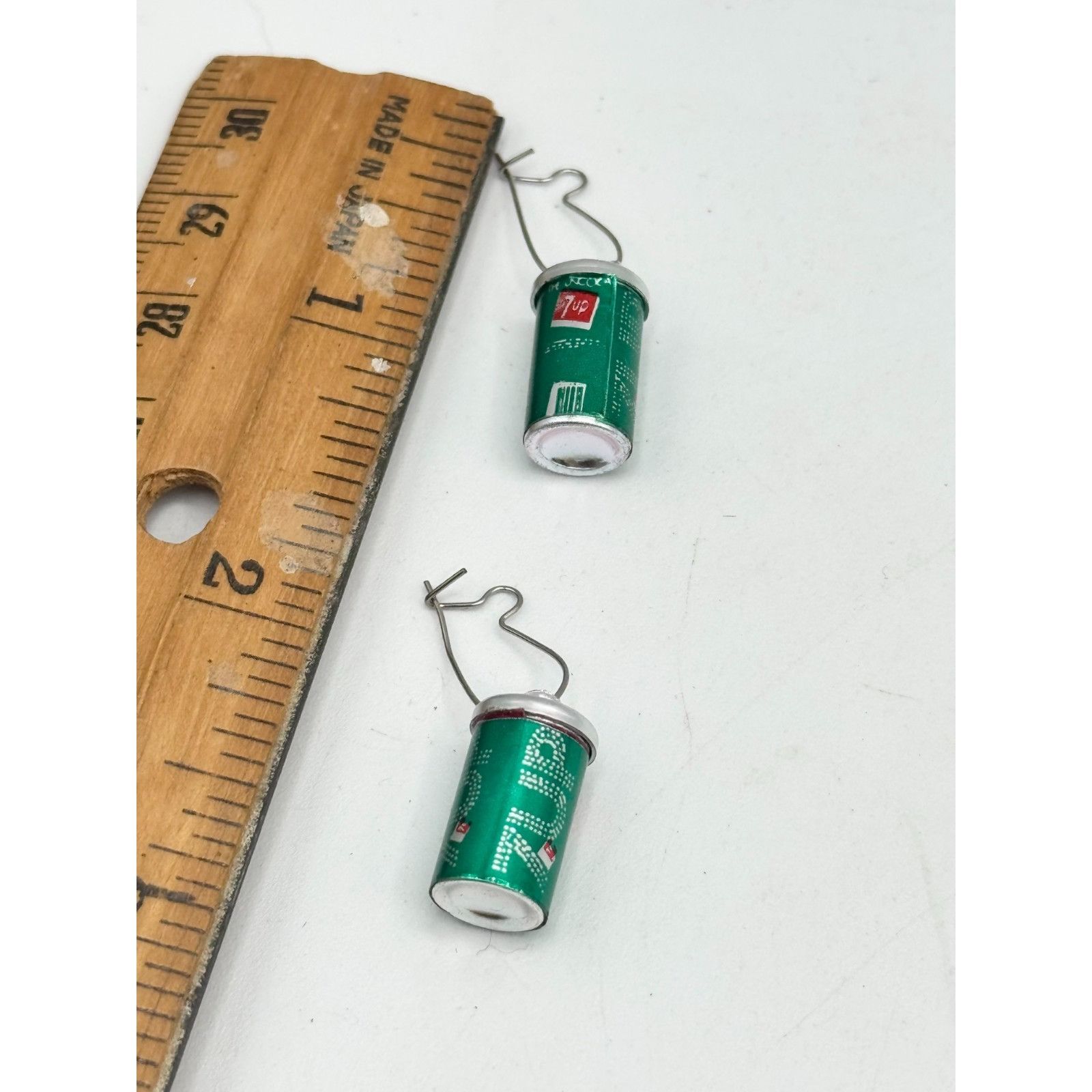 Vintage Vintage 7 Up Soda Cola Can Earrings Size ONE SIZE - 5 Thumbnail