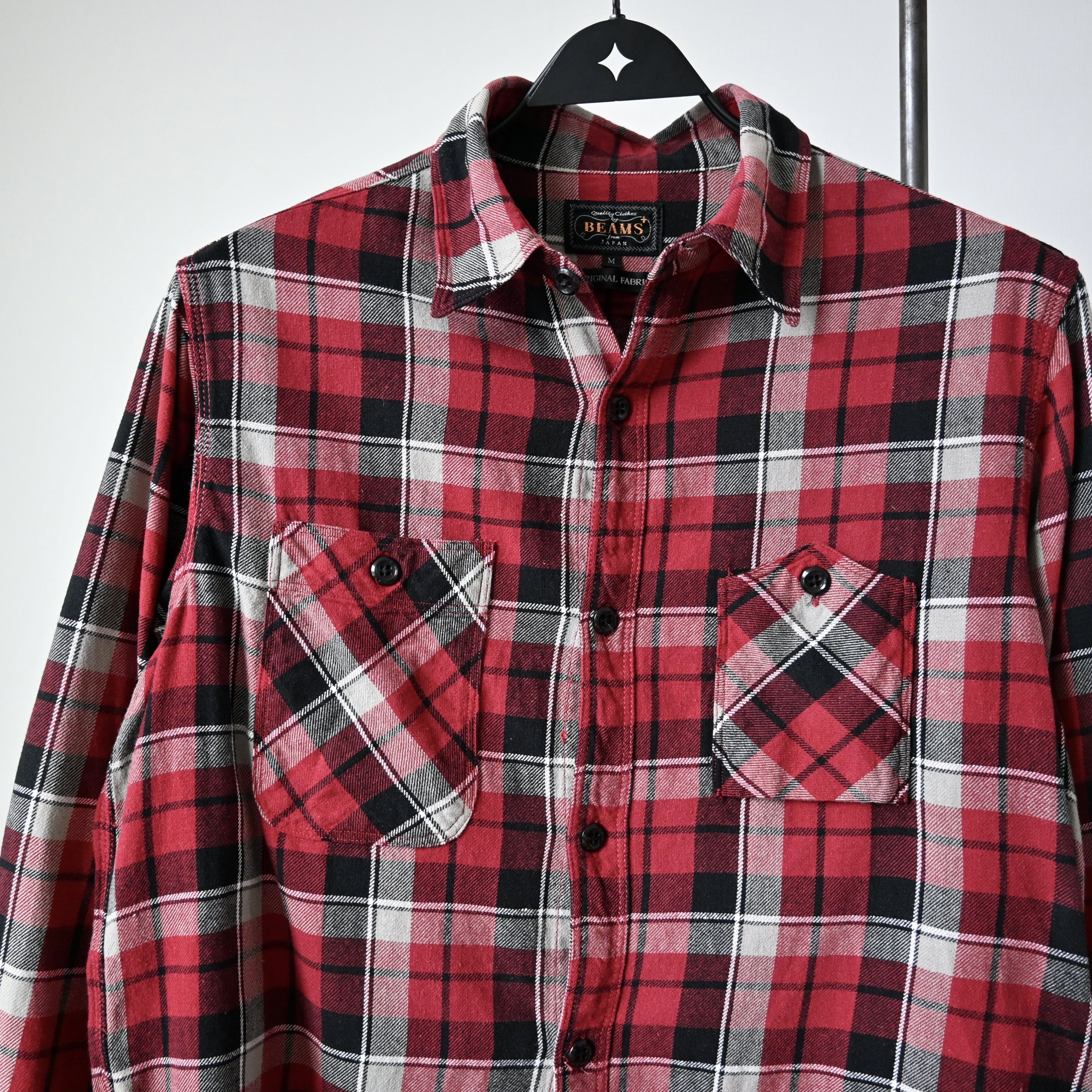 Beams Plus 2010s BEAMS Plus lightweight flannel work shirt Size US M / EU 48-50 / 2 - 6 Thumbnail