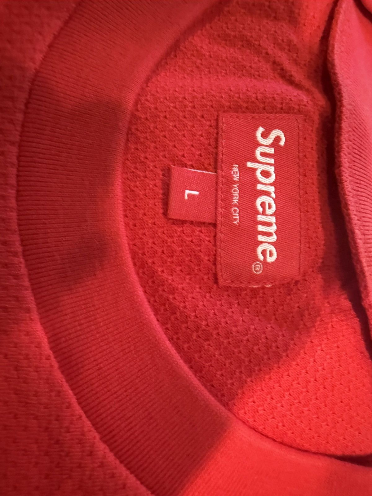 Supreme Supreme Mesh Arc Logo Tee Size US L / EU 52-54 / 3 - 5 Thumbnail