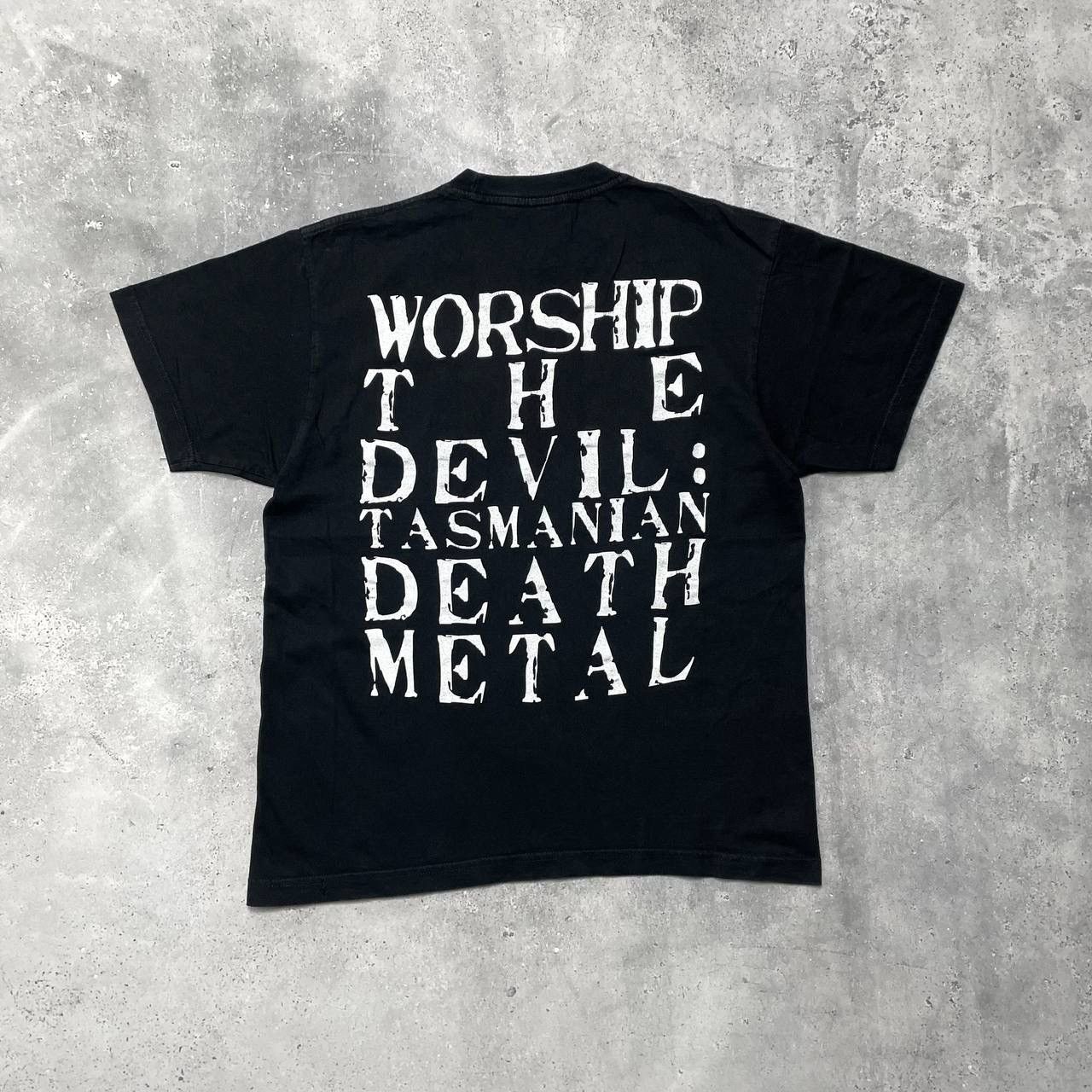 Band Tees 2008 Psycroptic Worship The Devil Death Metal Band T Shirt Size US S / EU 44-46 / 1 - 2 Thumbnail