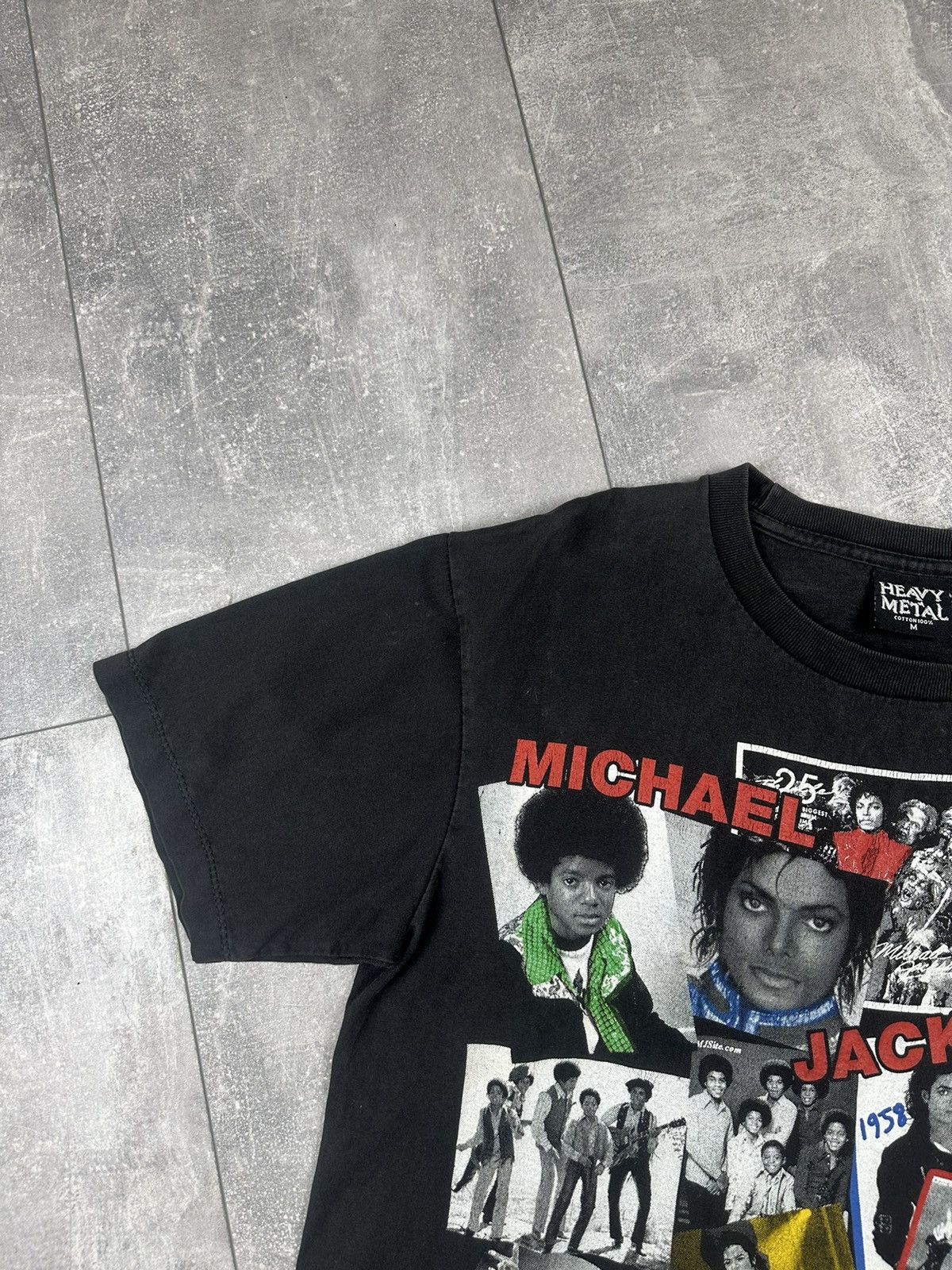 Gildan Michael Jackson Number Ones Overprint Logo Heavy Metal Shirt Size US M / EU 48-50 / 2 - 4 Thumbnail
