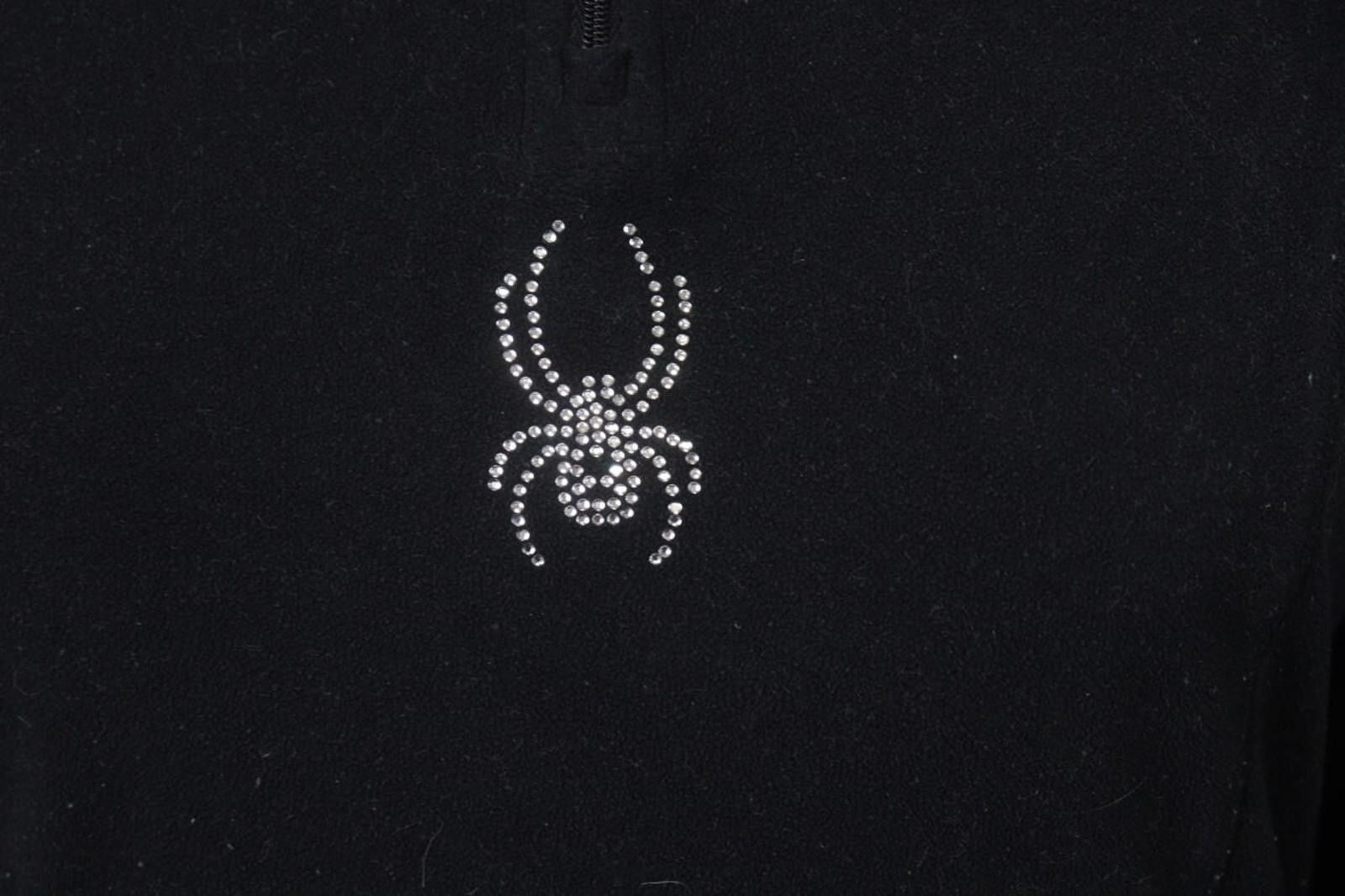 Spyder Spyder Black Beaded Shimmer 1/4 Zip T-Neck Top Size 10 Size L / US 10 / IT 46 - 5 Thumbnail
