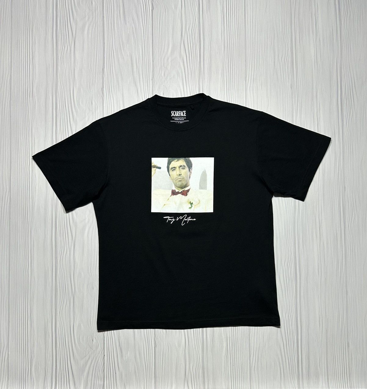 Vintage Scarface Tony Montana Big Logo T-Shirt Size US M / EU 48-50 / 2 - 2 Thumbnail