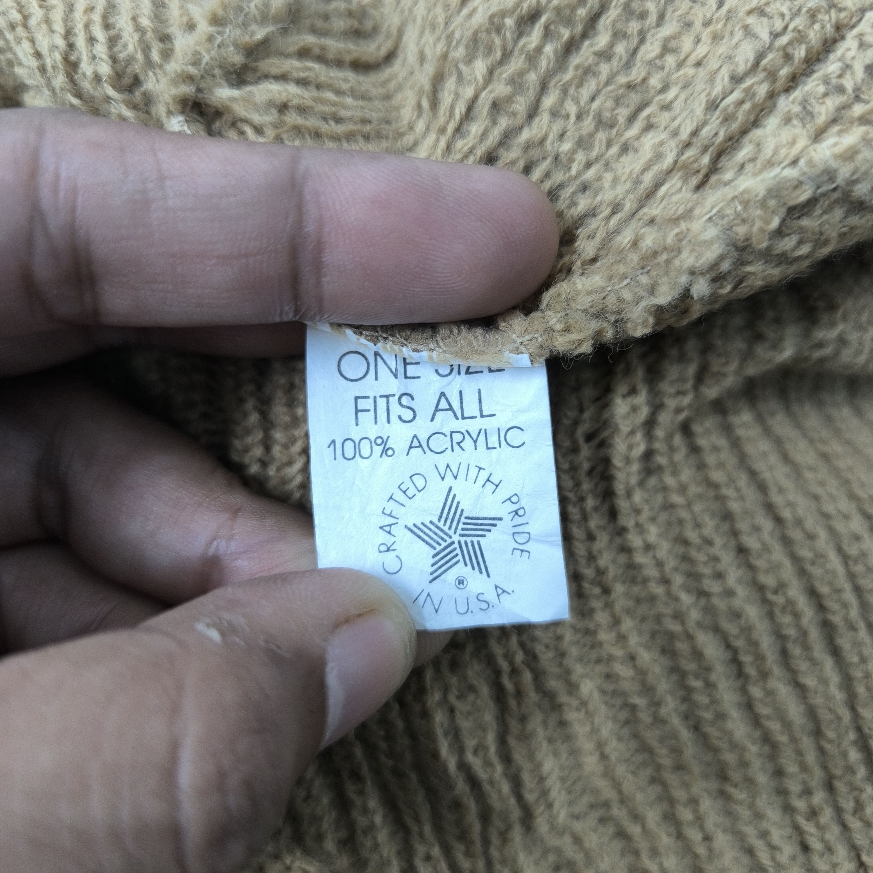 Vintage 💥 Vintage made in usa plain short beanie hat Size ONE SIZE - 3 Thumbnail