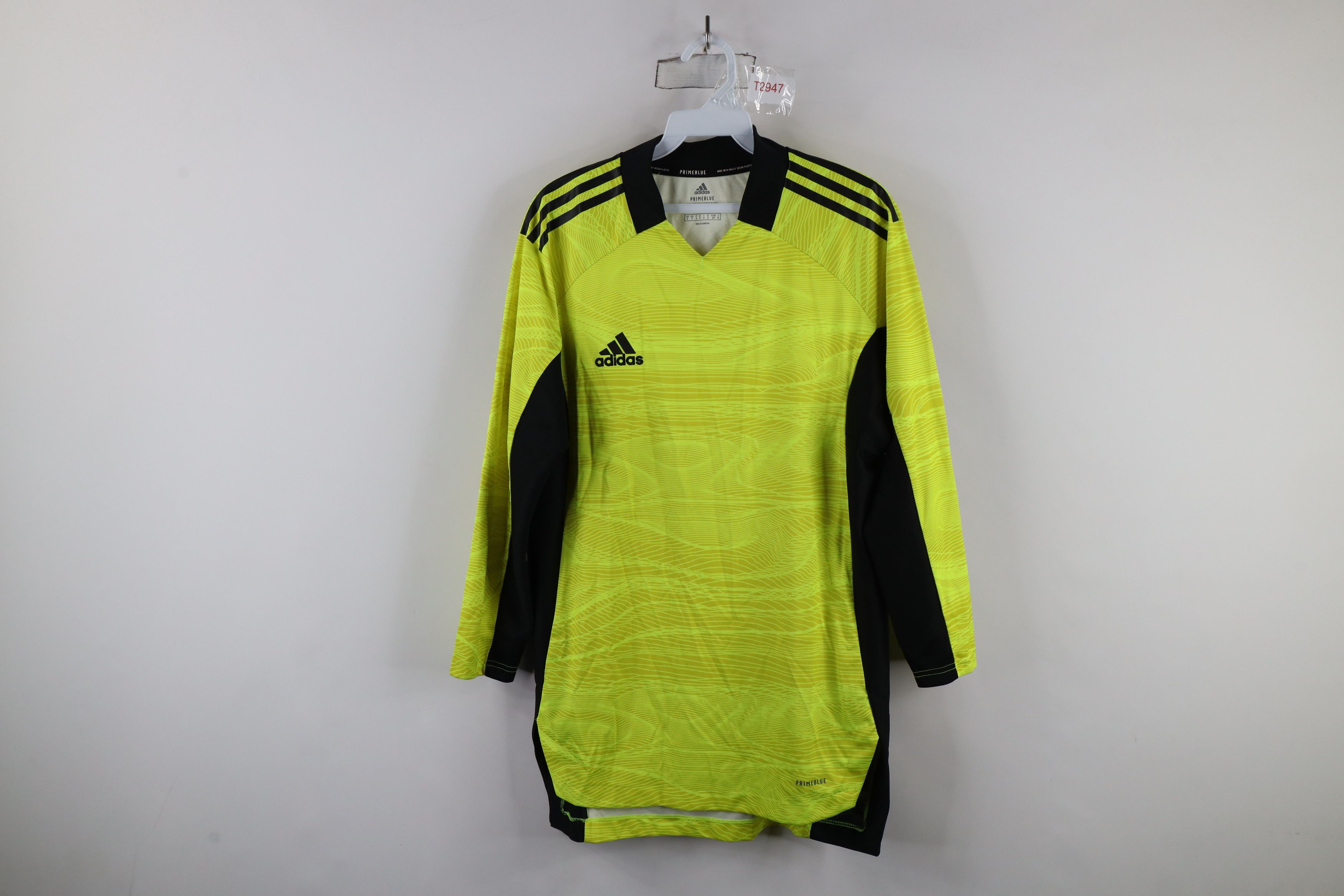 Adidas × Vintage Adidas Primeblue Parlay Striped Long Sleeve Soccer Jersey Size US S / EU 44-46 / 1 - 1 Thumbnail