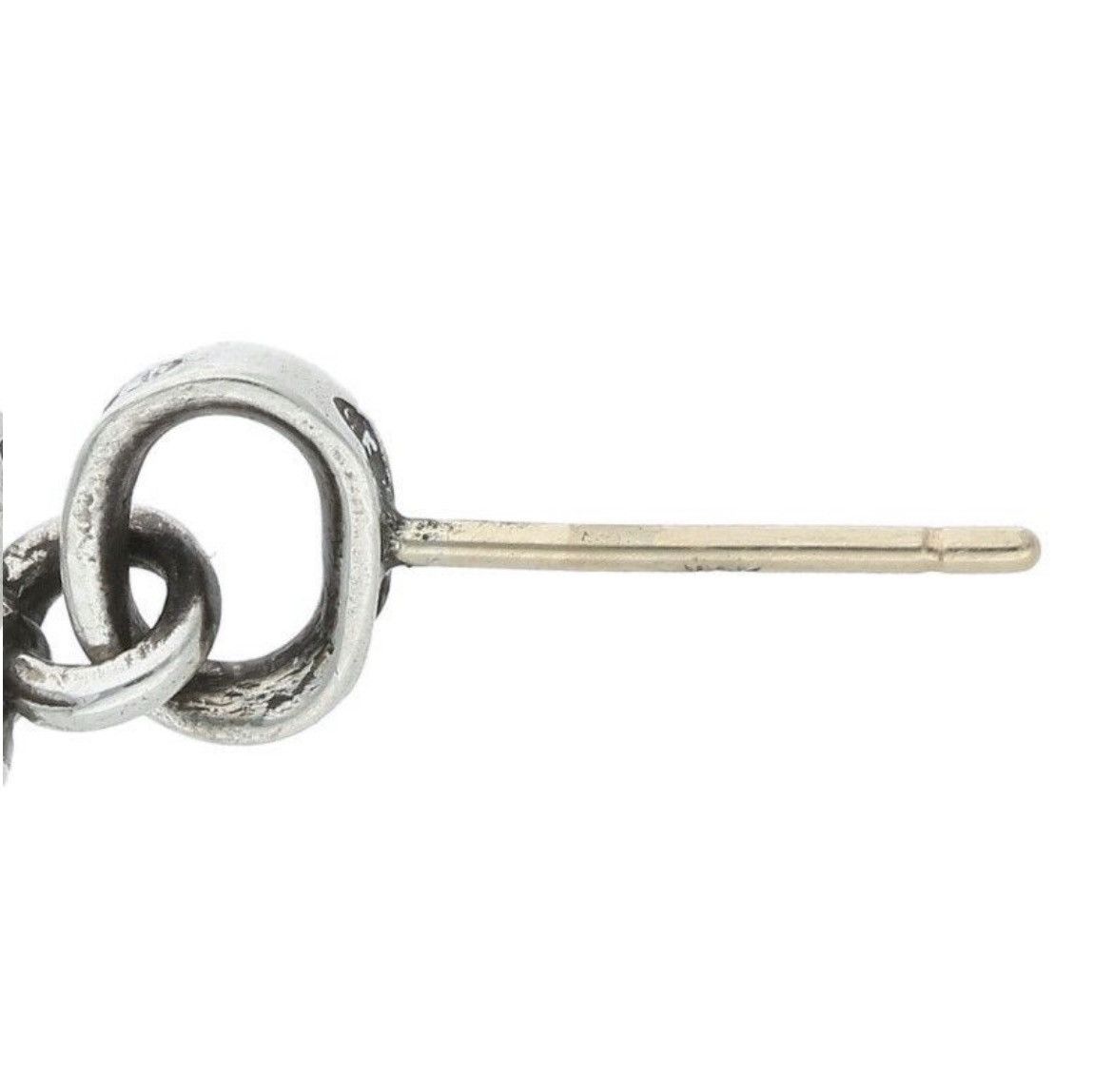 Chrome Hearts Chrome Hearts Baby Fat PAVE Emerald Silver Earring Size ONE SIZE - 5 Thumbnail