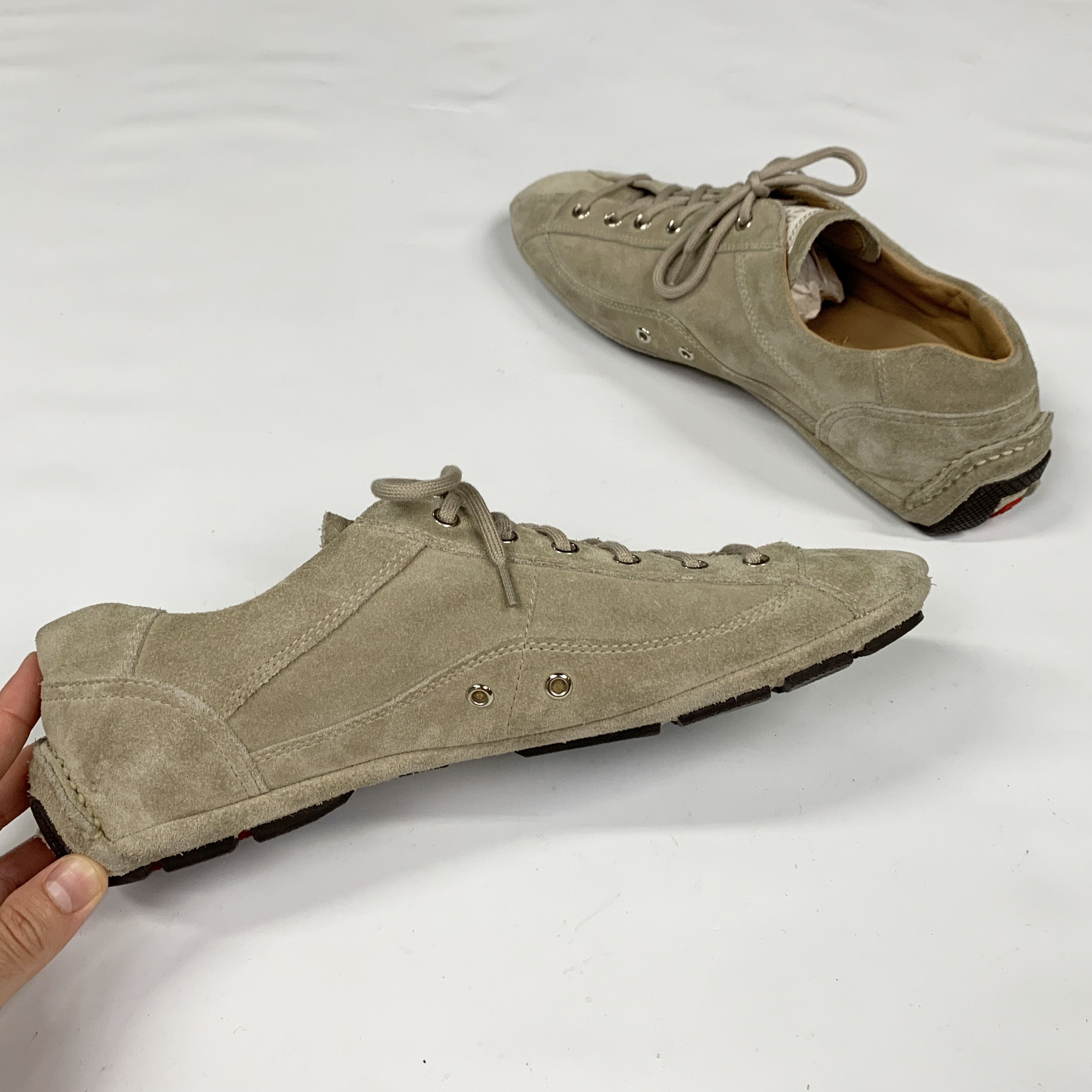 Prada Suede Car / Driving Shoes Size US 9.5 / EU 42-43 - 14 Thumbnail