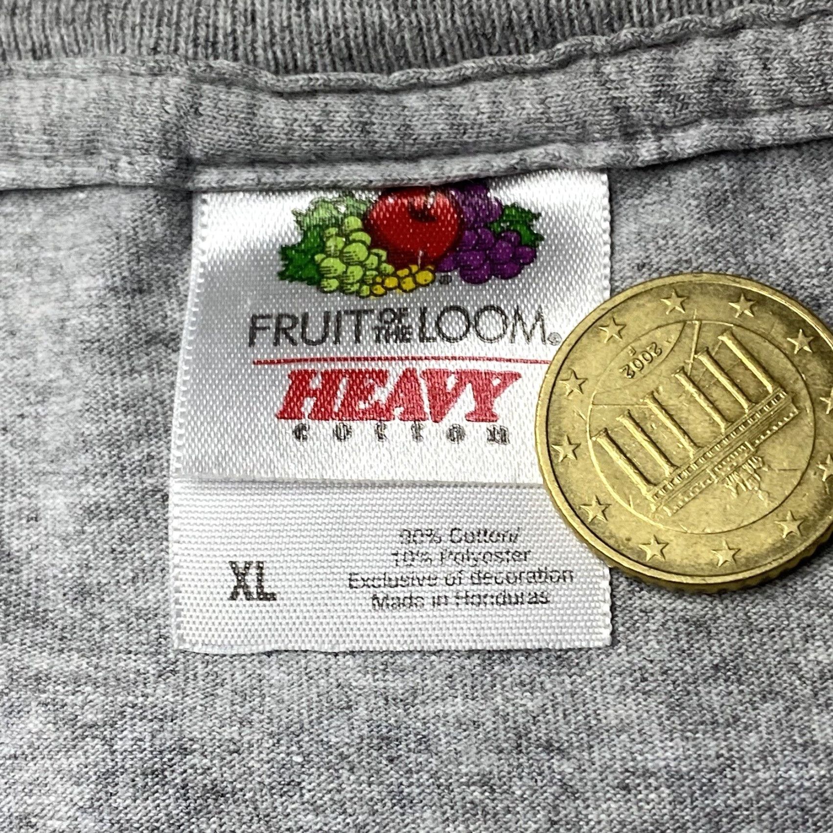 Fruit Of The Loom VINTAGE 90’s T Shirt XL Pirates MLB Roberto Clemente Baseball Fruit of the Loom Gray Men Short Sleeve Crew Neck Regular Size US XL / EU 56 / 4 - 3 Thumbnail