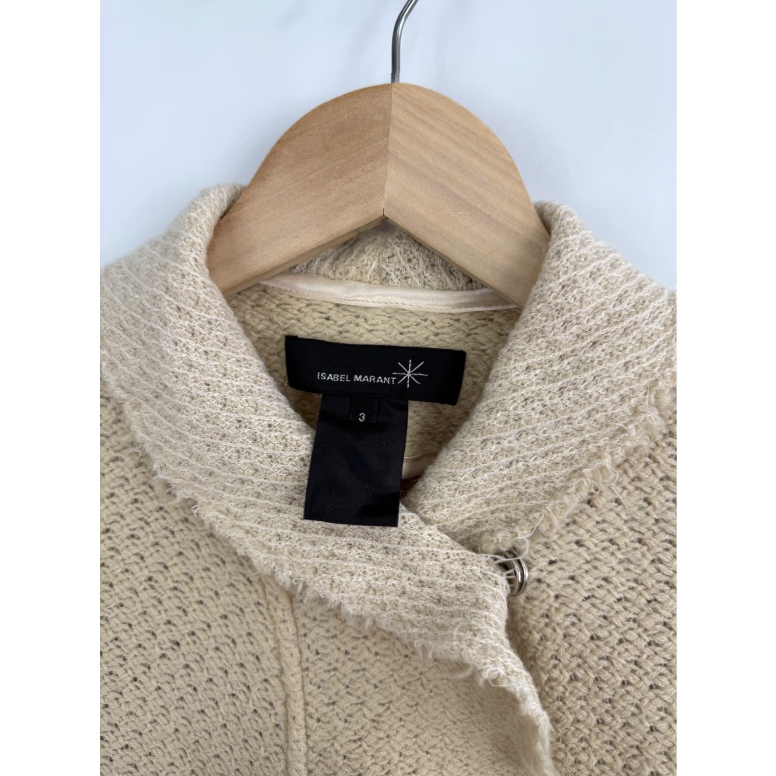 Isabel Marant Isabel Marant Cardigan Sweater Women Regular Size 3 Beige Made in France Retro Vintage Size XS / US 0-2 / IT 36-38 - 4 Thumbnail